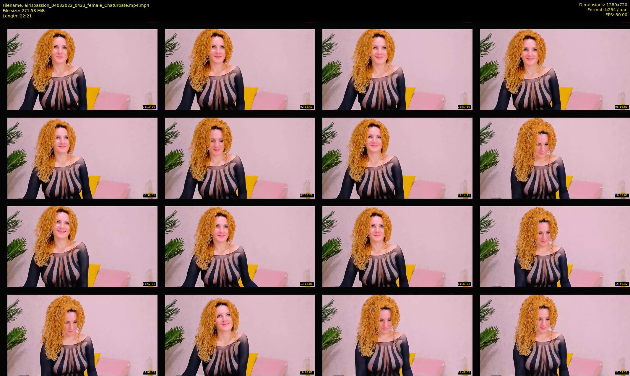 airispassion — 23 minute Chaturbate female cam show recording, 720p, Mar 4, 2022