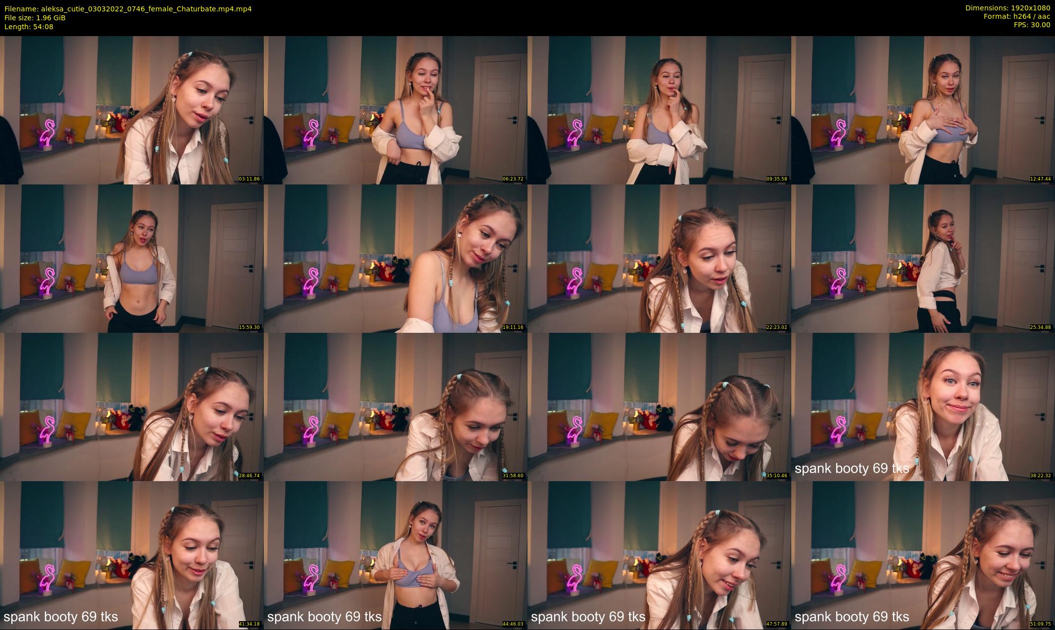 aleksa_cutie — 55 minute Chaturbate female cam show recording, 1080p, Mar 3, 2022