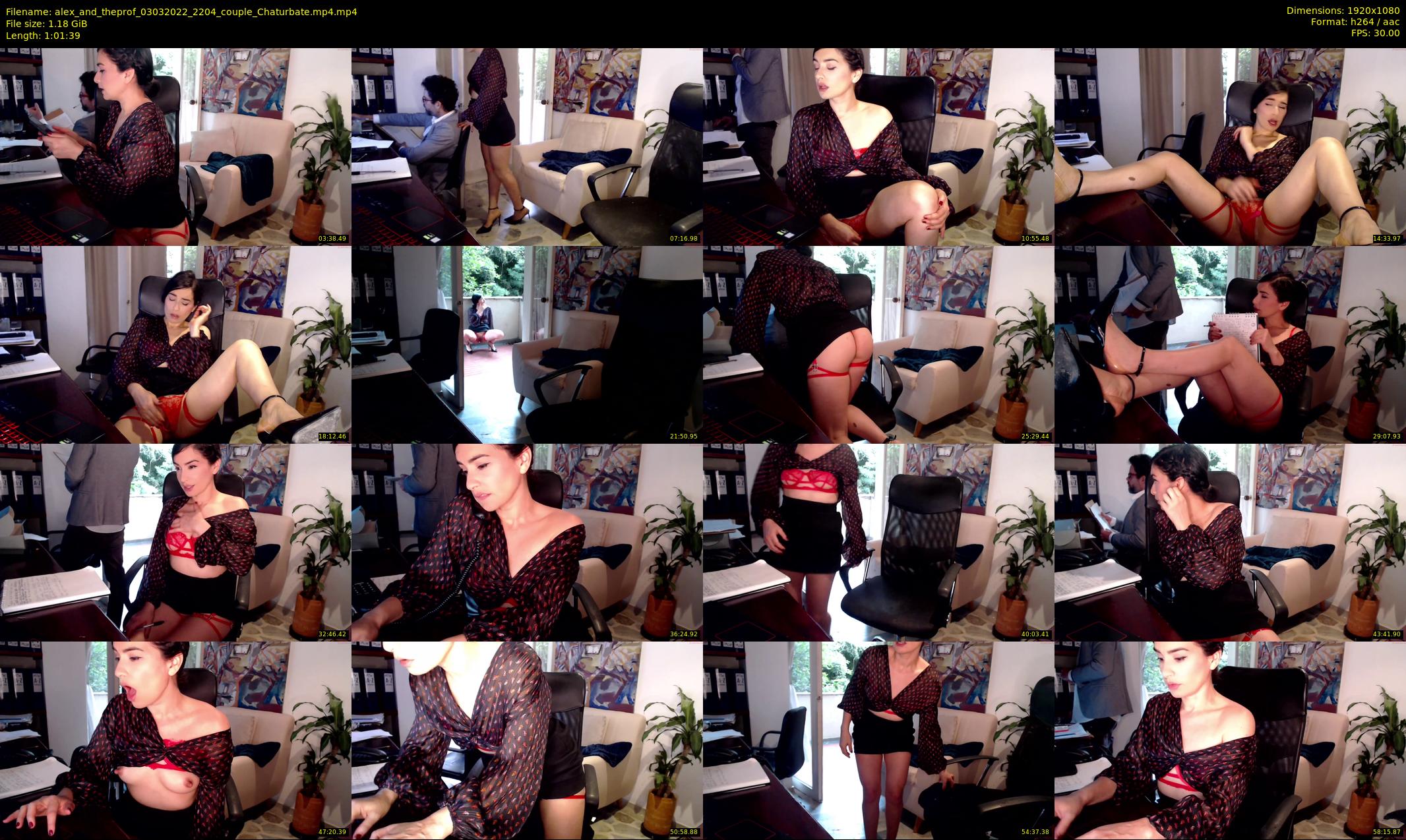 alex_and_theprof — 62 minute Chaturbate couple cam show recording, 1080p, Mar 3, 2022