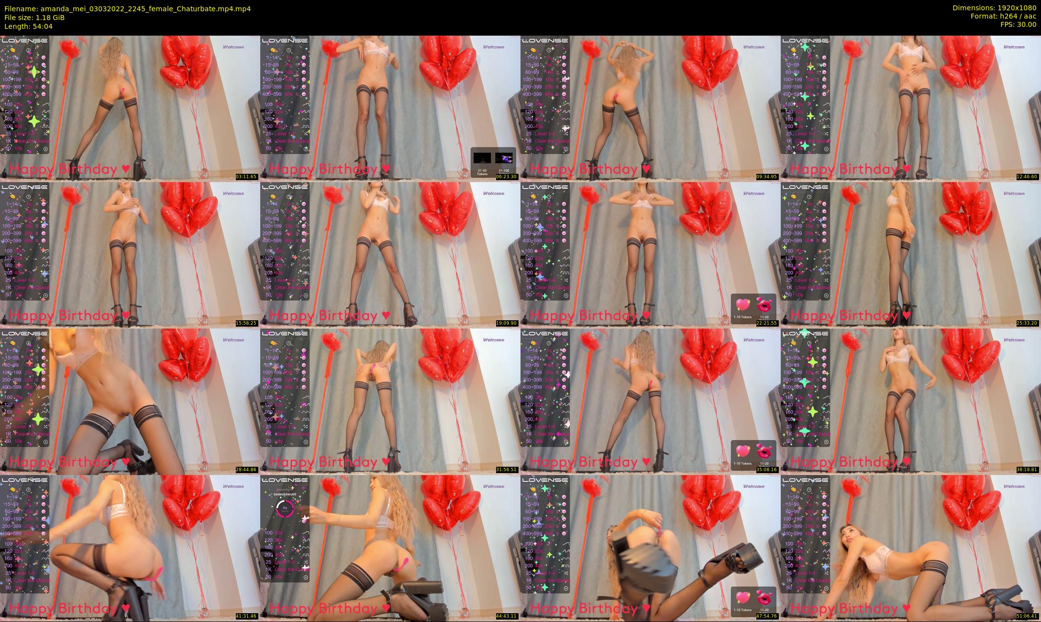 amanda_mei — 55 minute Chaturbate female cam show recording, 1080p, Mar 3, 2022