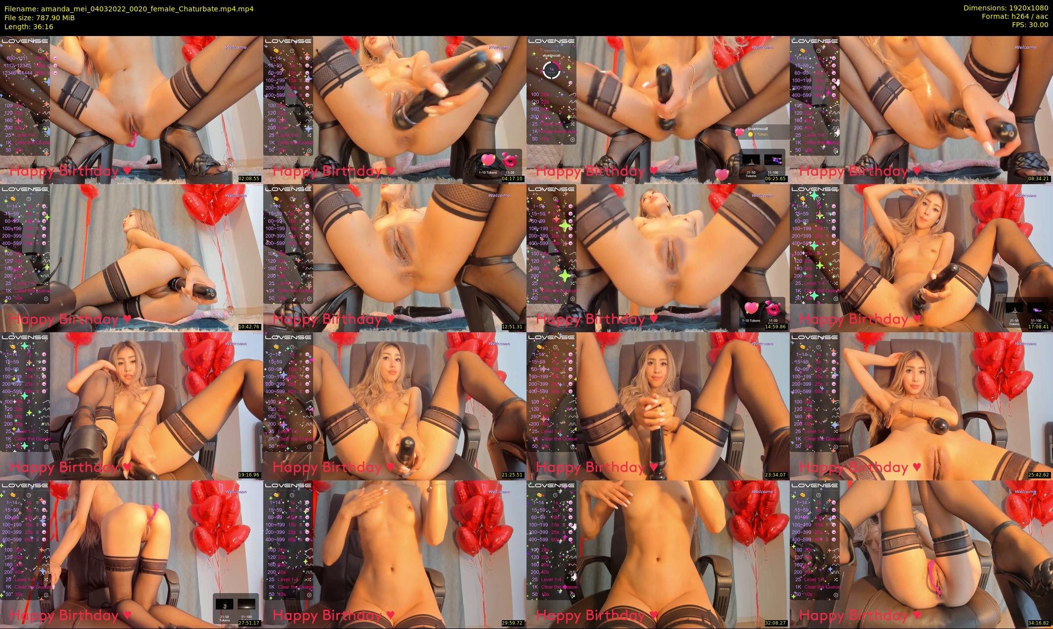 amanda_mei — 37 minute Chaturbate female cam show recording, 1080p, Mar 4, 2022