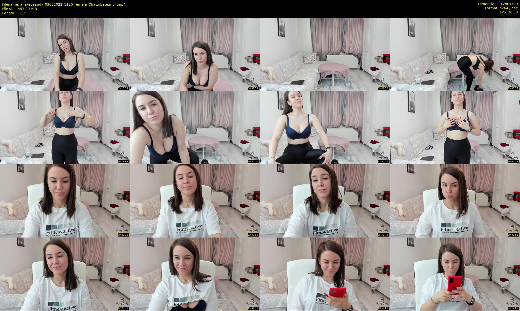 anayscaandy — 56 minute Chaturbate female cam show recording, 720p, Mar 3, 2022