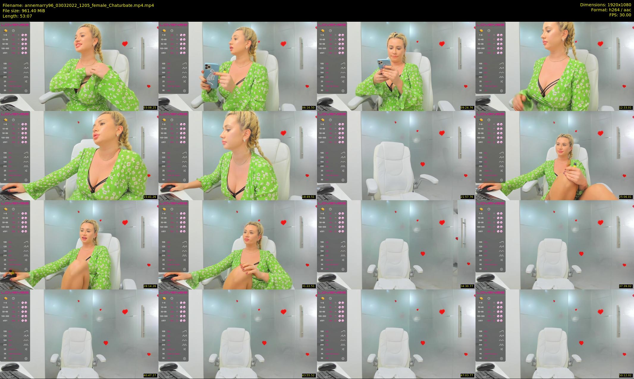 annemarry96 — 54 minute Chaturbate female cam show recording, 1080p, Mar 3, 2022