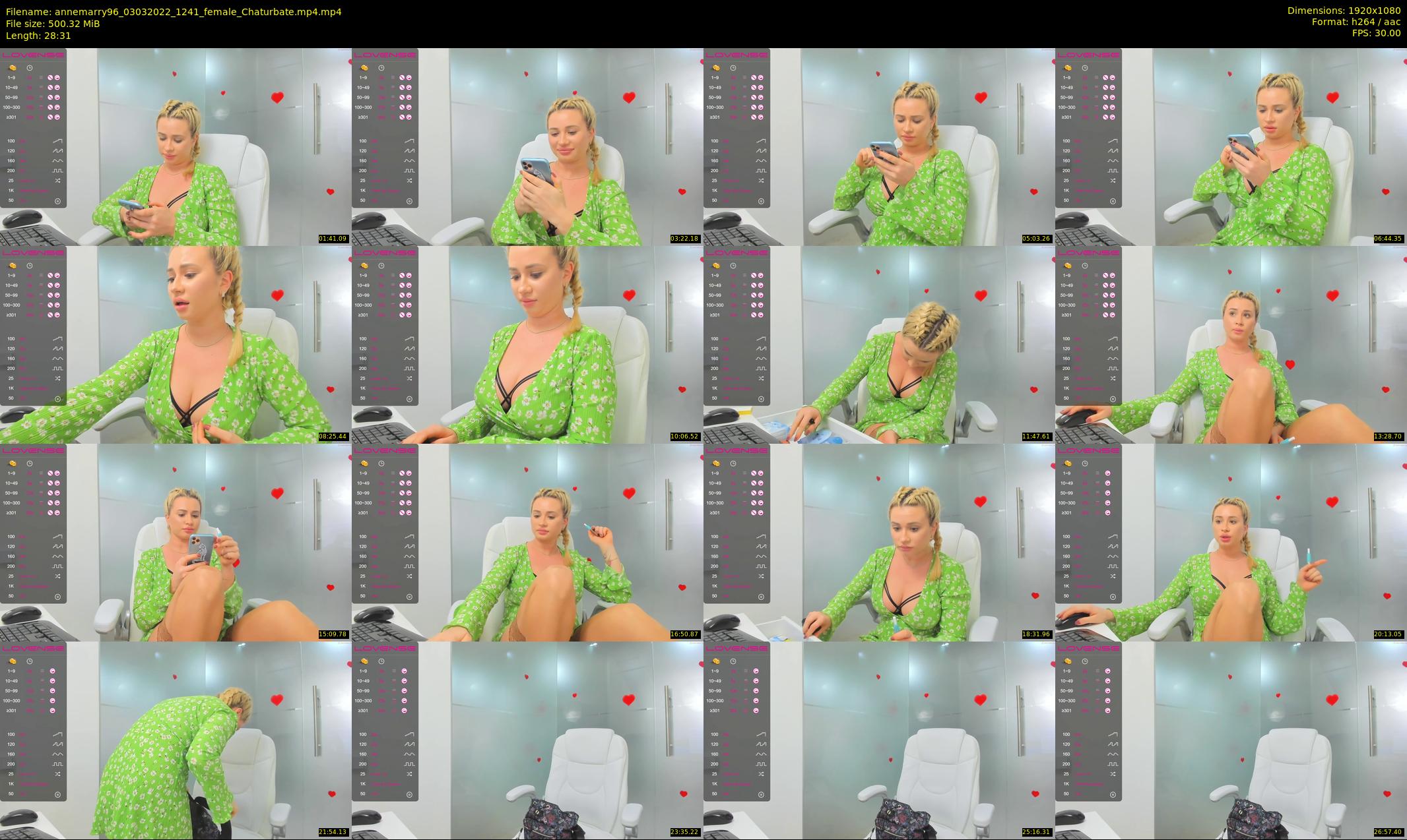 annemarry96 — 29 minute Chaturbate female cam show recording, 1080p, Mar 3, 2022