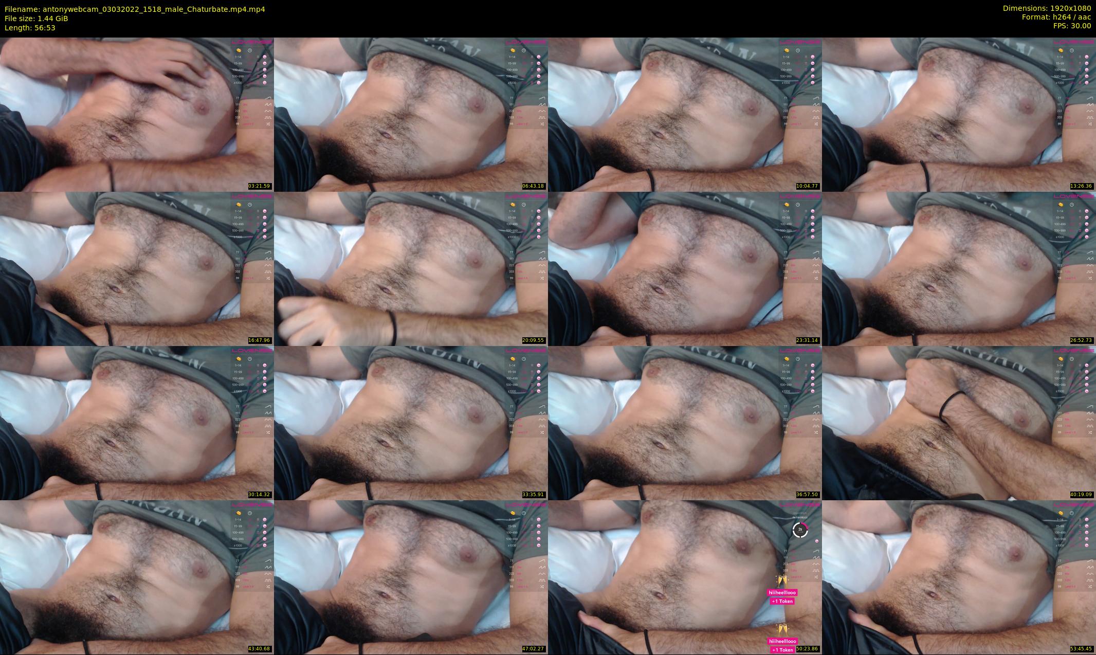 antonywebcam — 57 minute Chaturbate male cam show recording, 1080p, Mar 3, 2022