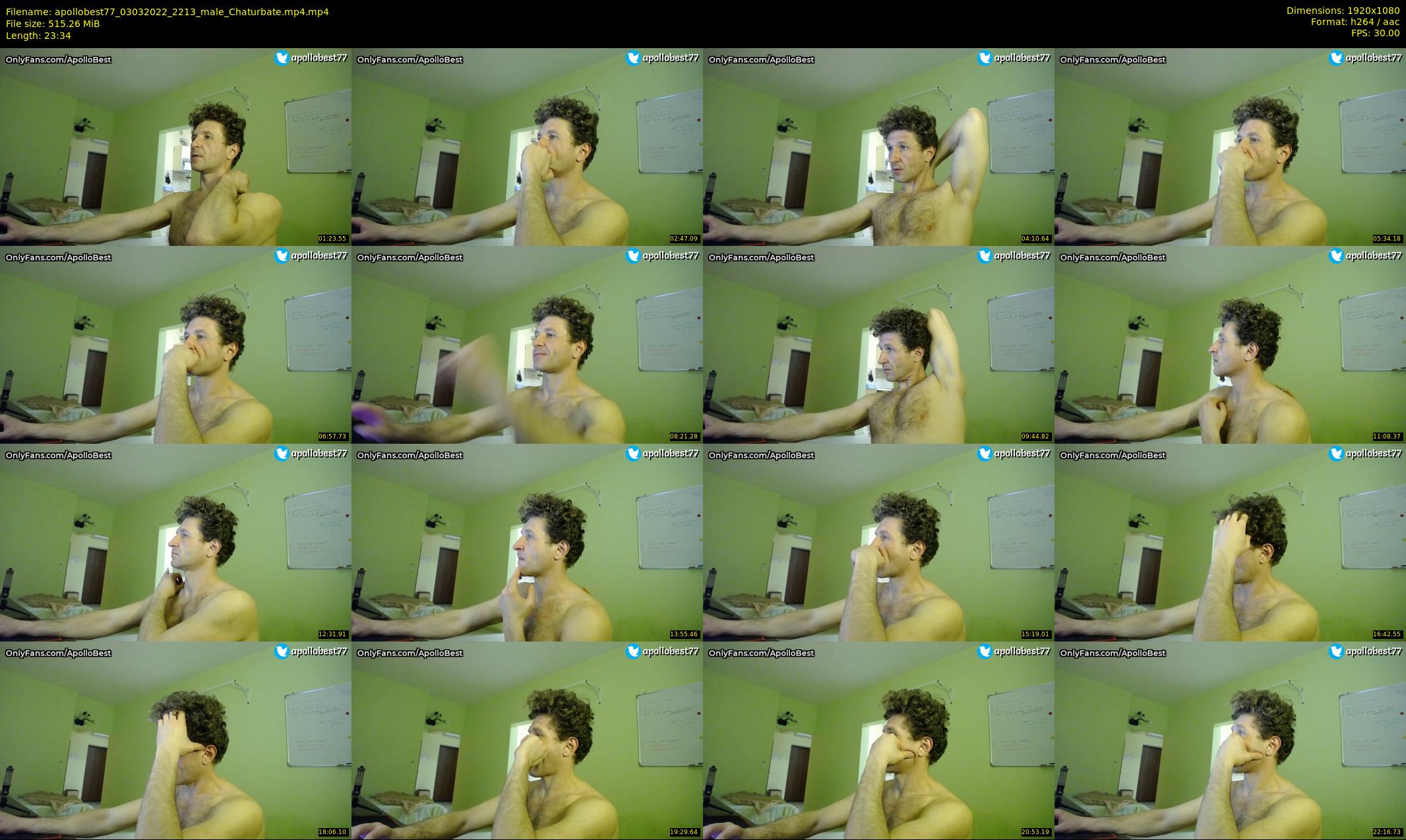 apollobest77 — 24 minute Chaturbate male cam show recording, 1080p, Mar 3, 2022