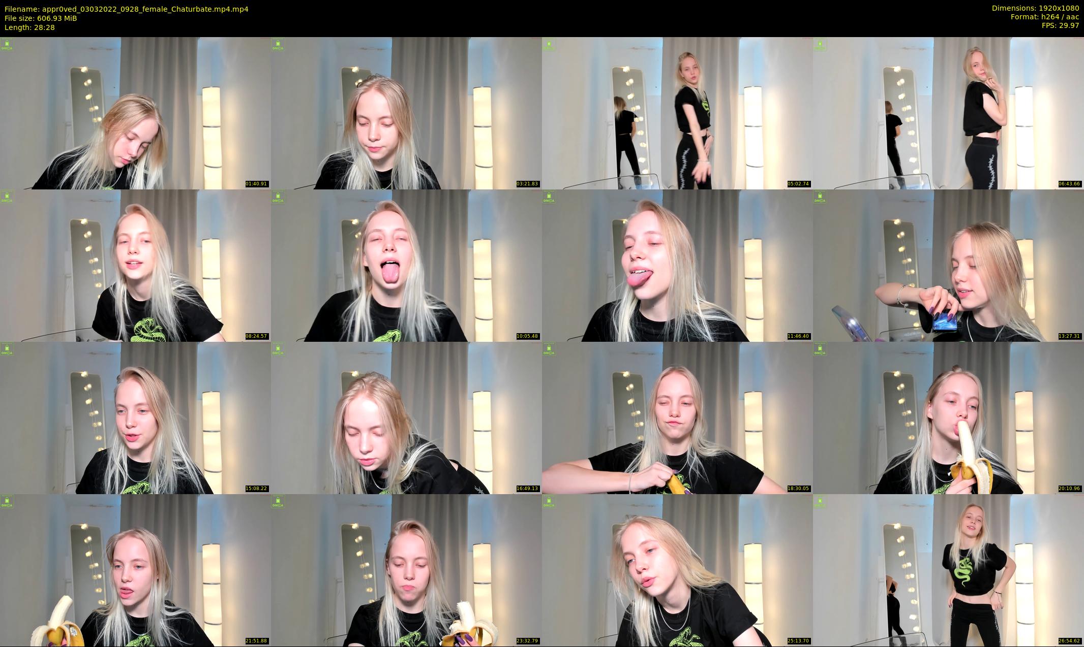 appr0ved — 29 minute Chaturbate female cam show recording, 1080p, Mar 3, 2022