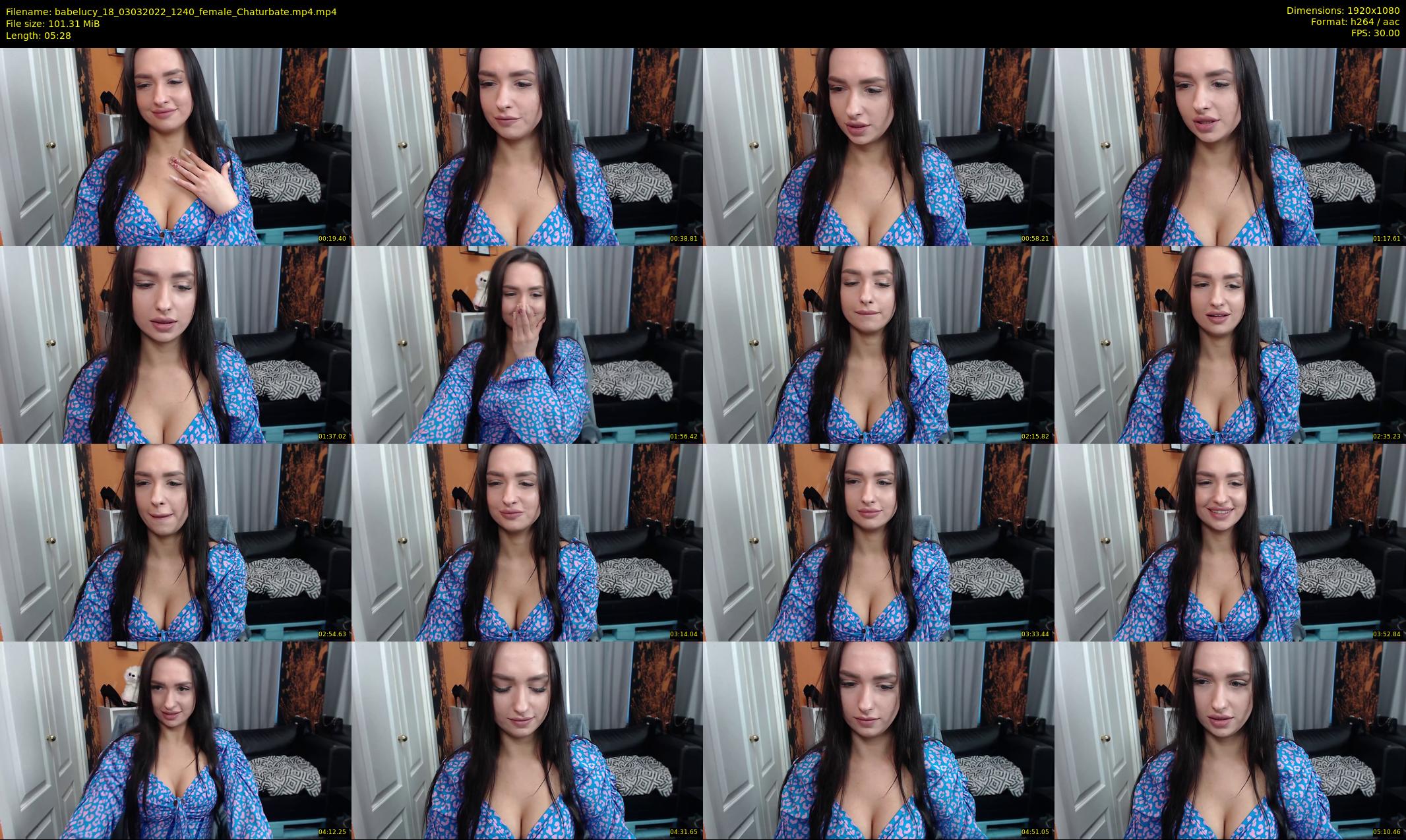 babelucy_18 — 6 minute Chaturbate female cam show recording, 1080p, Mar 3, 2022