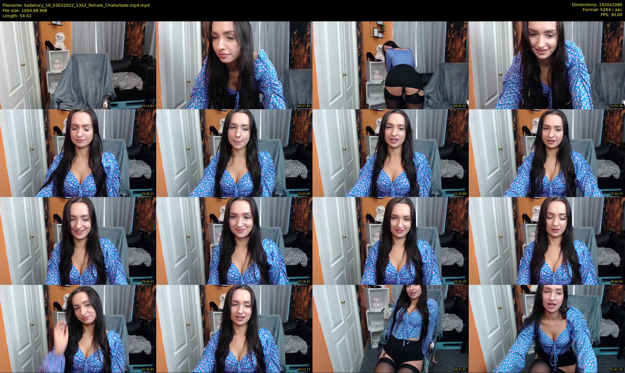 babelucy_18 — 55 minute Chaturbate female cam show recording, 1080p, Mar 3, 2022