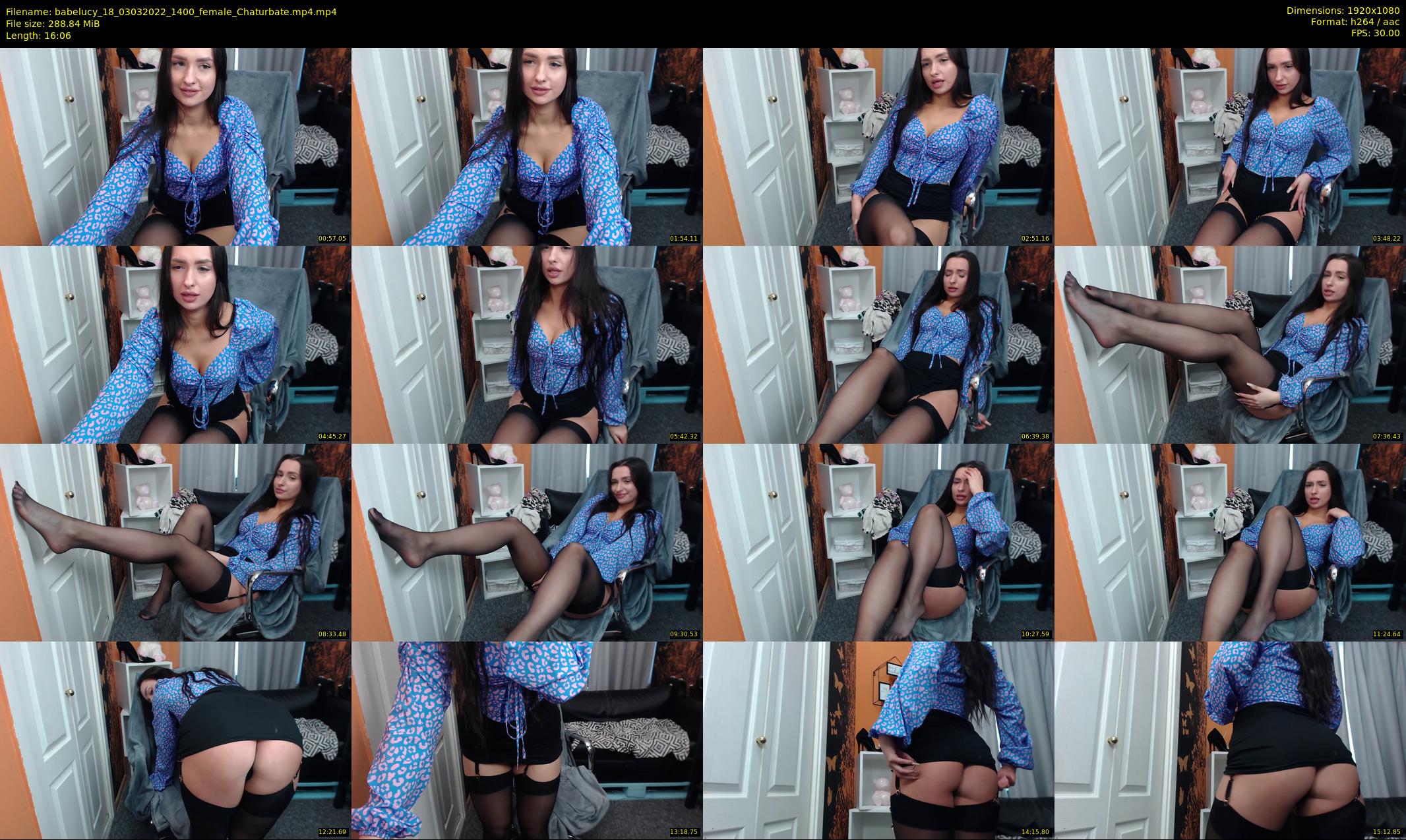 babelucy_18 — 17 minute Chaturbate female cam show recording, 1080p, Mar 3, 2022