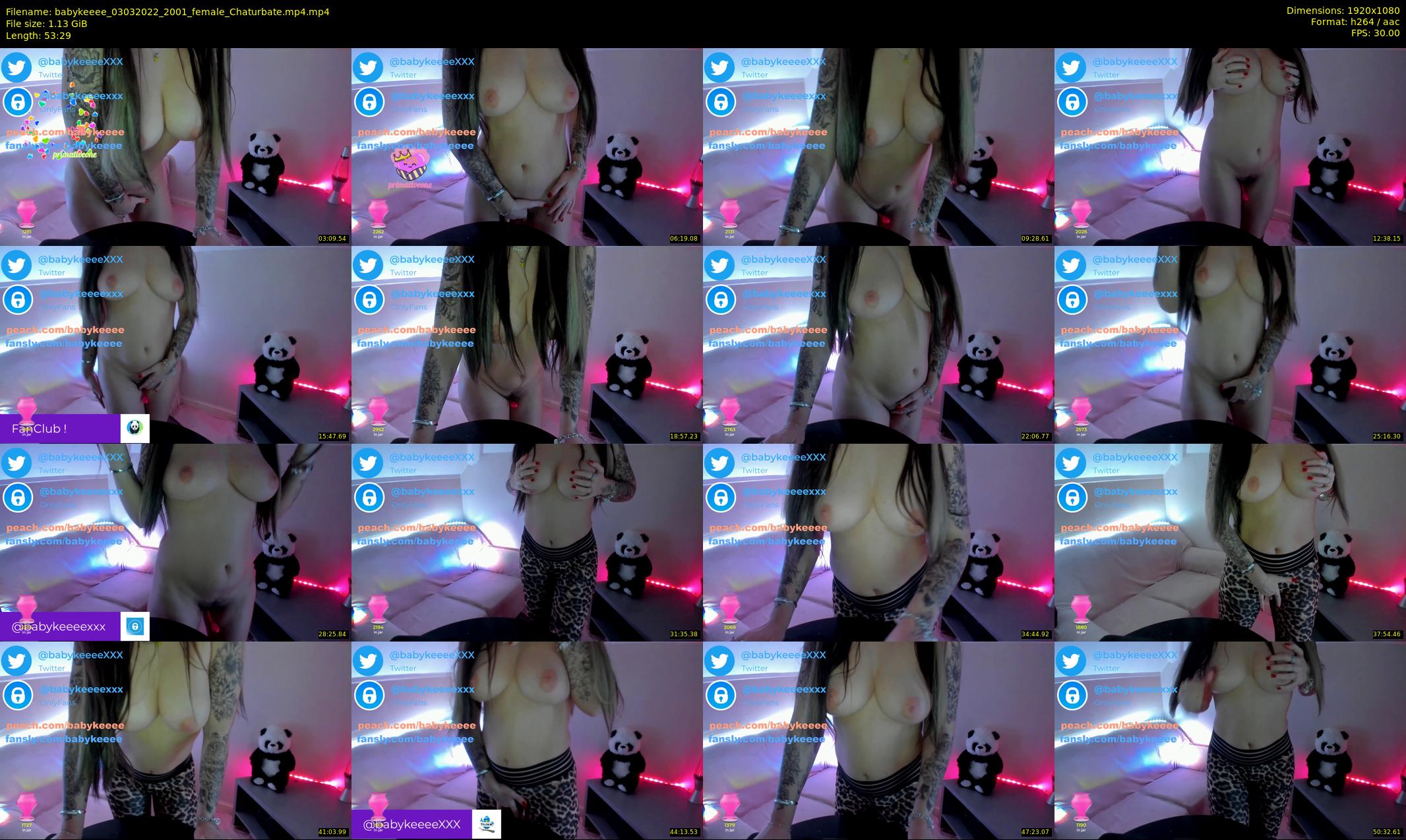 babykeeee — 54 minute Chaturbate female cam show recording, 1080p, Mar 3, 2022