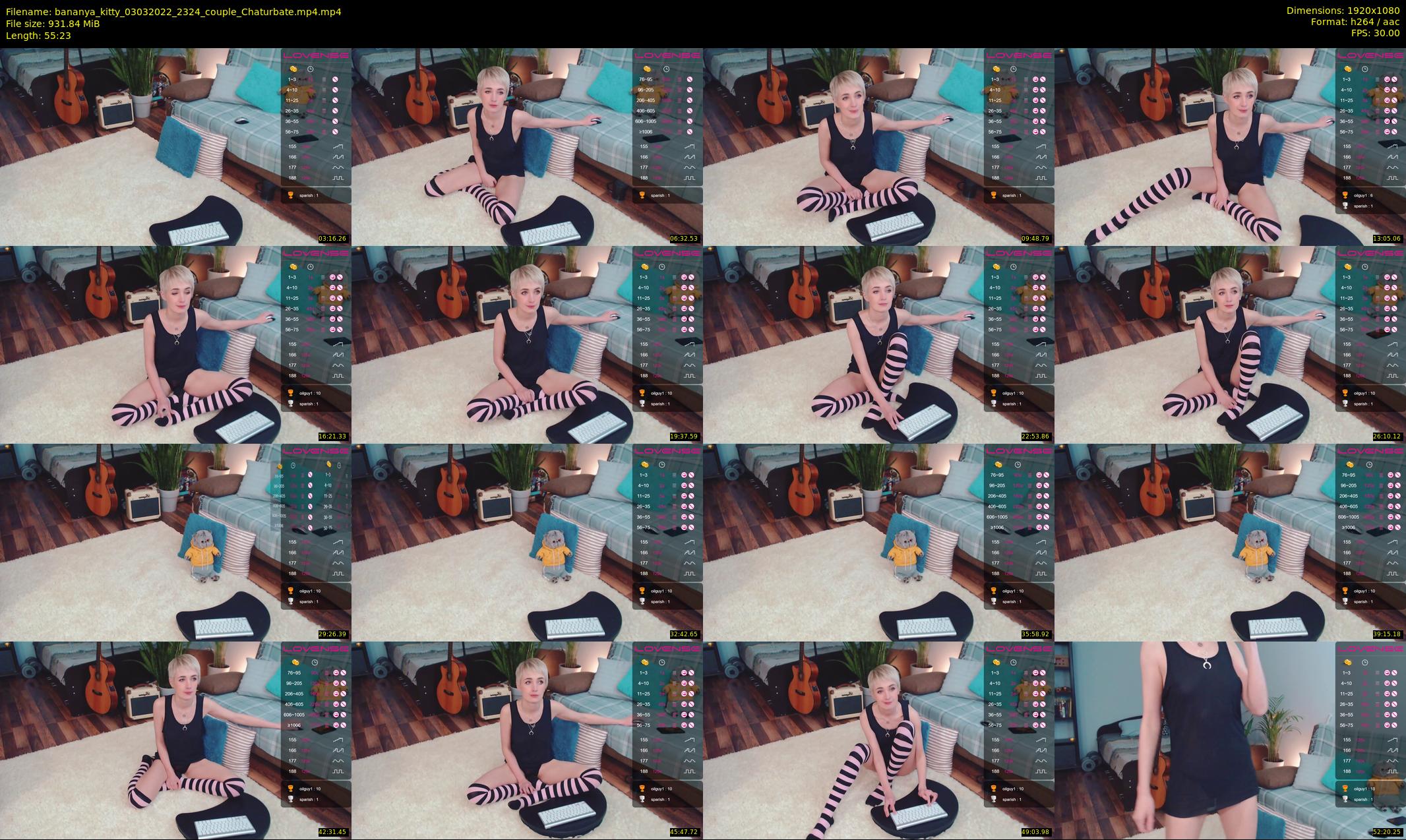 bananya_kitty — 56 minute Chaturbate couple cam show recording, 1080p, Mar 3, 2022