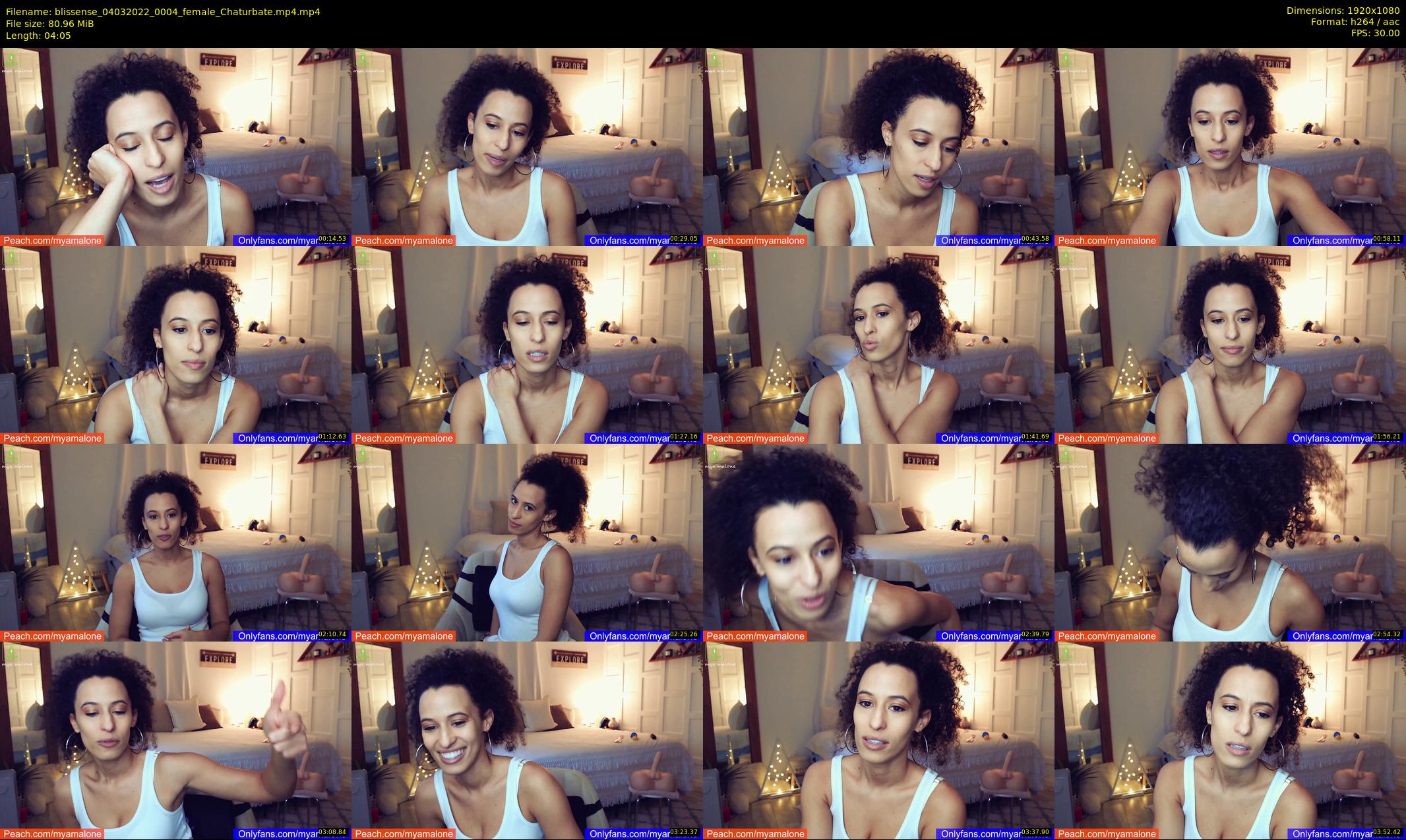 blissense — 5 minute Chaturbate female cam show recording, 1080p, Mar 4, 2022