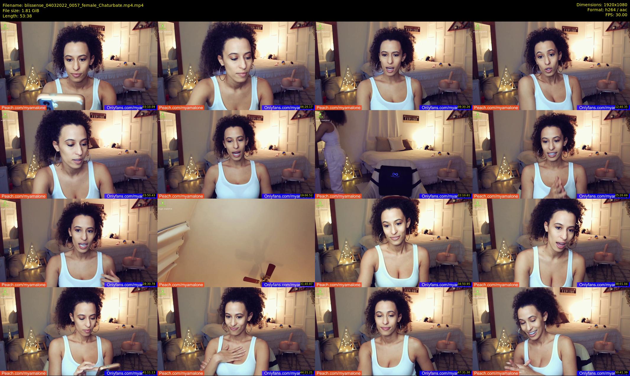 blissense — 54 minute Chaturbate female cam show recording, 1080p, Mar 4, 2022