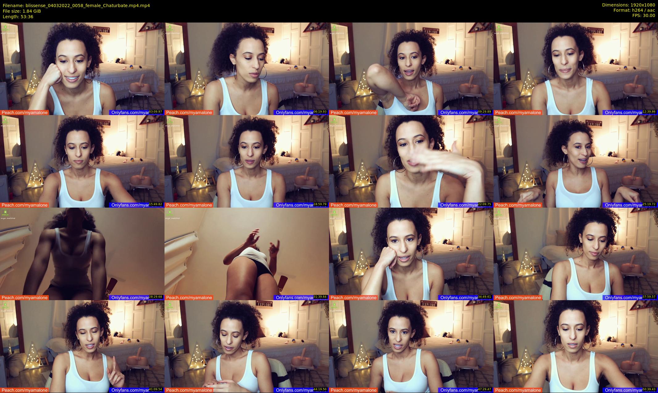 blissense — 54 minute Chaturbate female cam show recording, 1080p, Mar 4, 2022