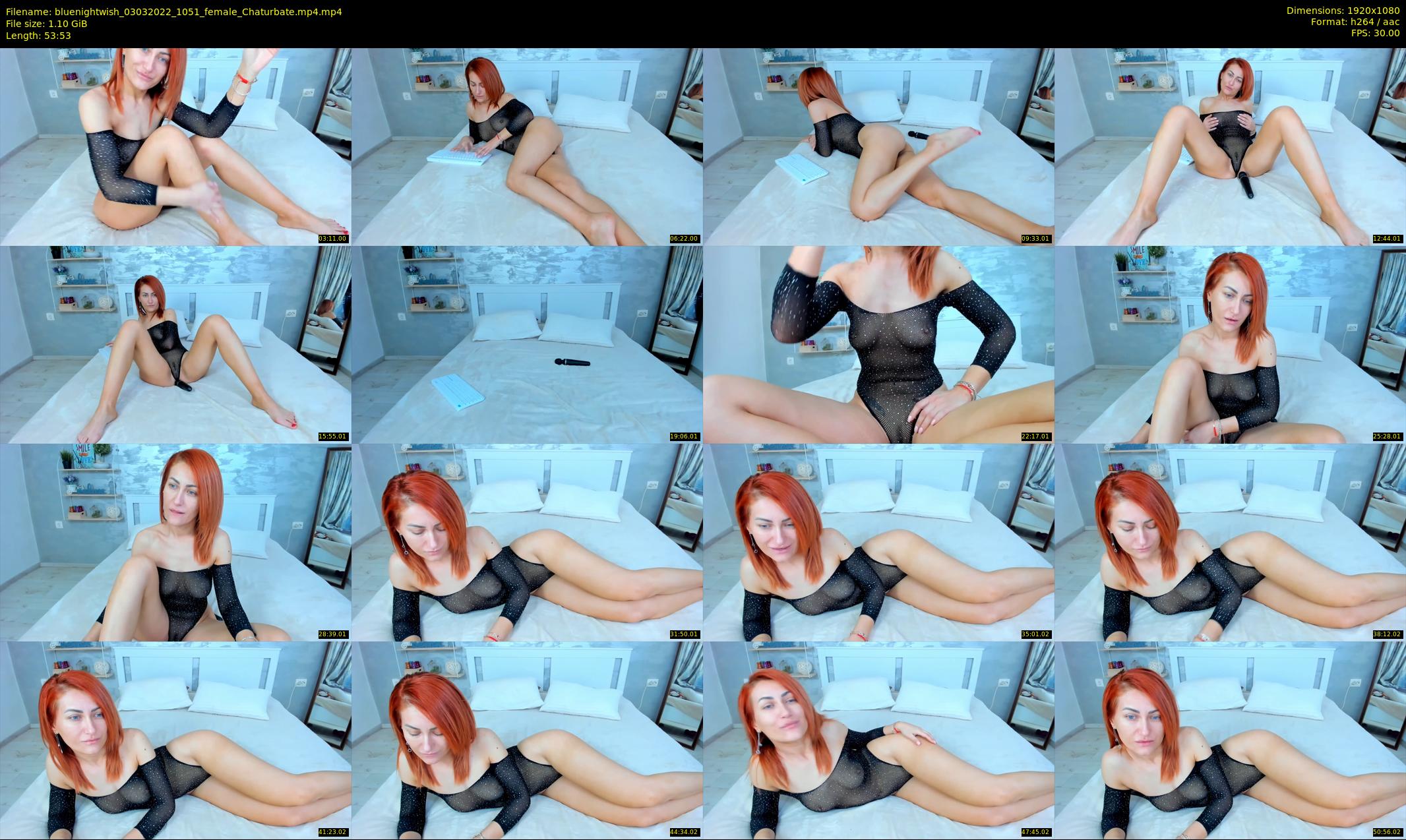 bluenightwish — 54 minute Chaturbate female cam show recording, 1080p, Mar 3, 2022