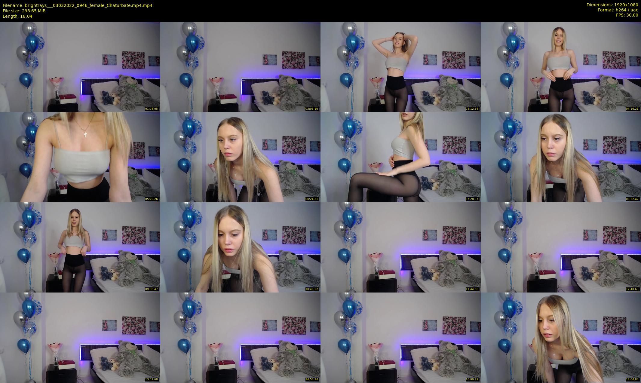 brightrays__ — 19 minute Chaturbate female cam show recording, 1080p, Mar 3, 2022