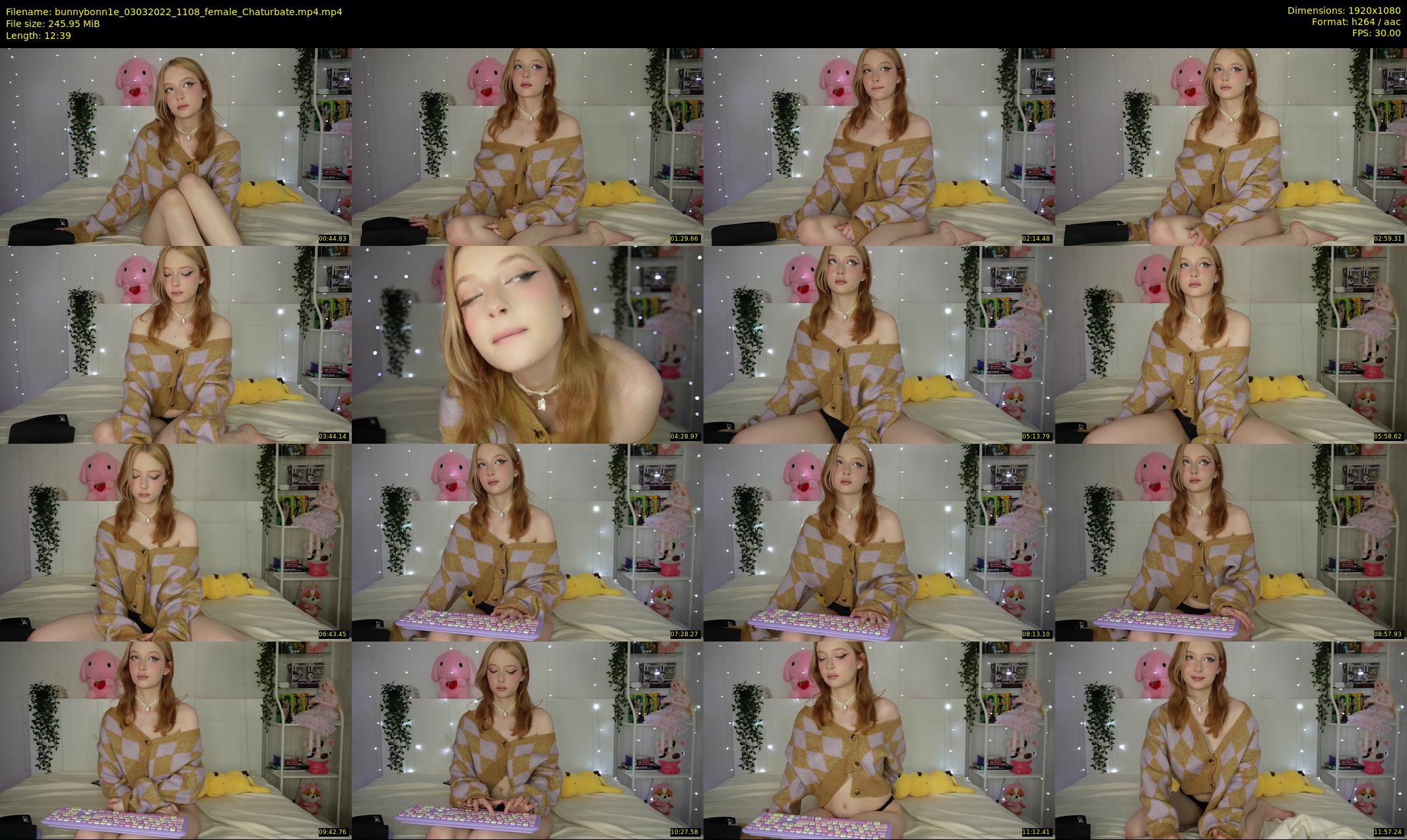 bunnybonn1e — 13 minute Chaturbate female cam show recording, 1080p, Mar 3, 2022
