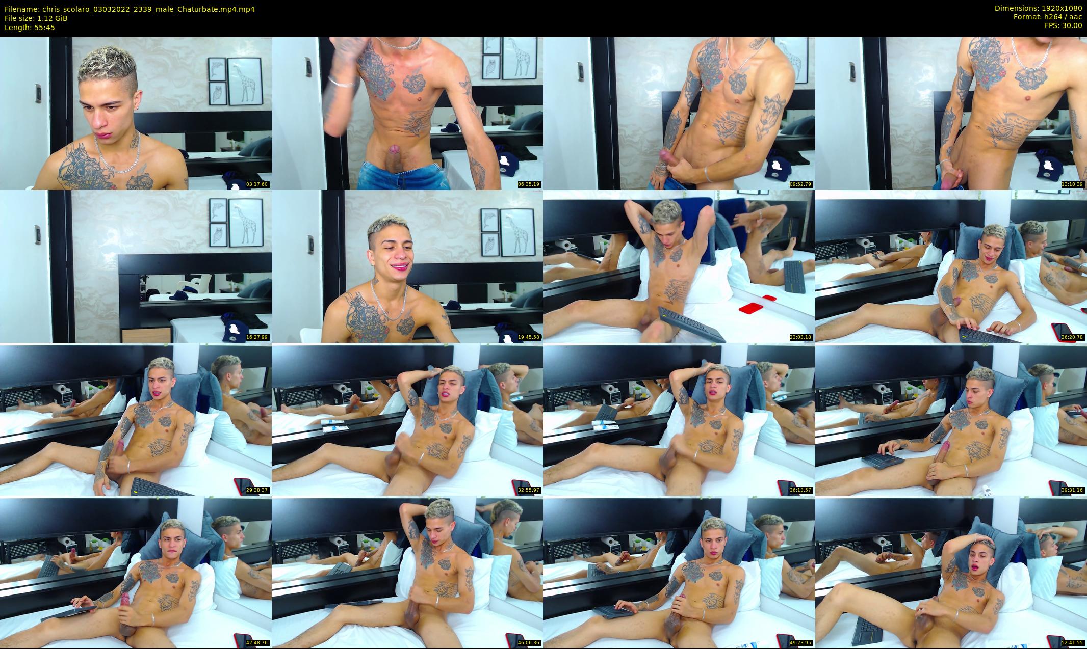 chris_scolaro — 56 minute Chaturbate male cam show recording, 1080p, Mar 3, 2022