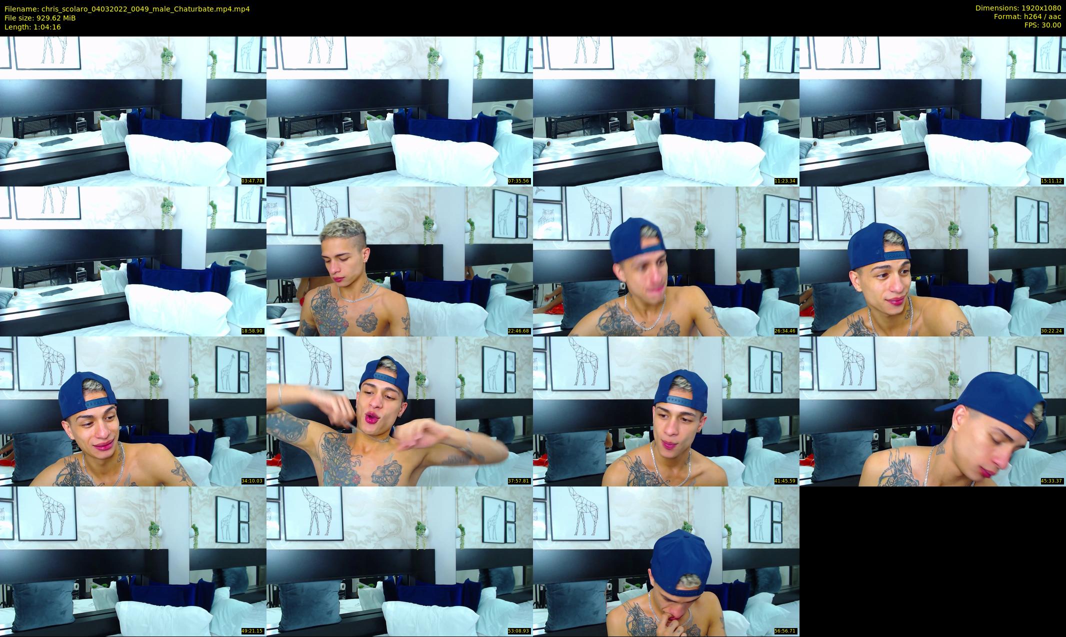 chris_scolaro — 65 minute Chaturbate male cam show recording, 1080p, Mar 4, 2022
