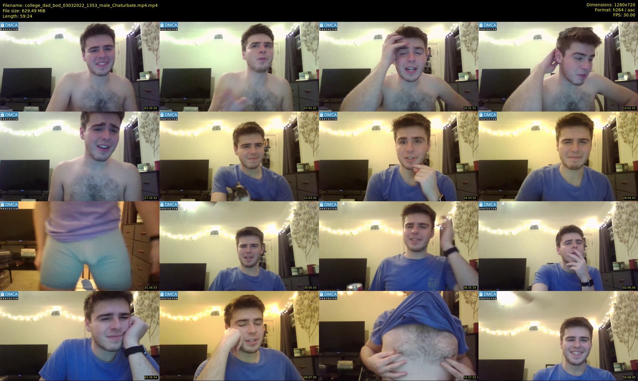 college_dad_bod — 60 minute Chaturbate male cam show recording, 720p, Mar 3, 2022