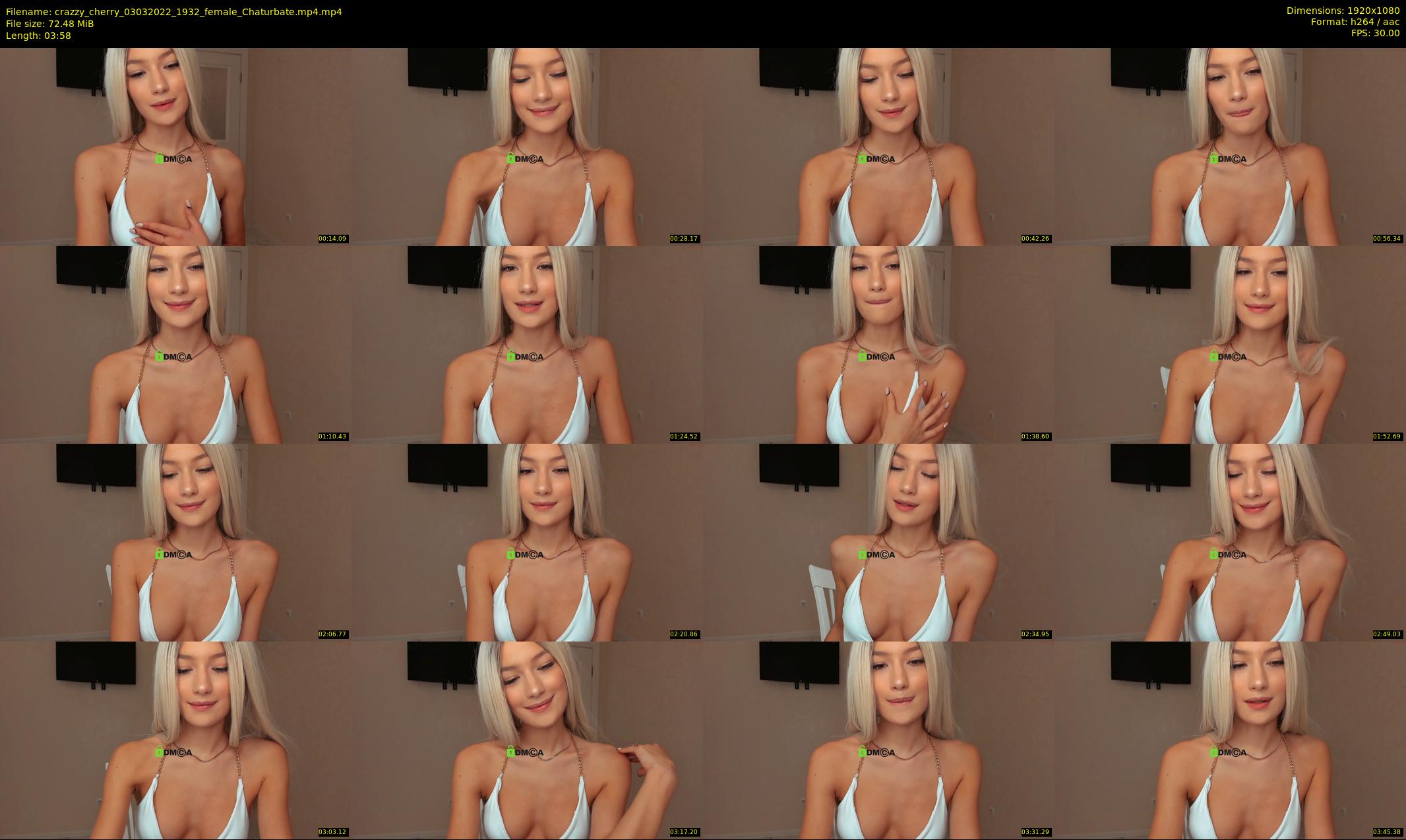 crazzy_cherry — 4 minute Chaturbate female cam show recording, 1080p, Mar 3, 2022