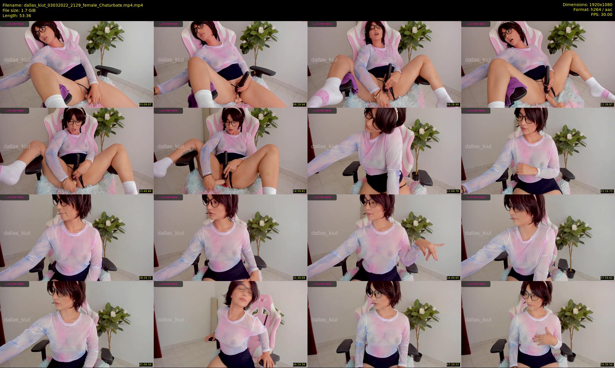 dallas_kiut — 54 minute Chaturbate female cam show recording, 1080p, Mar 3, 2022