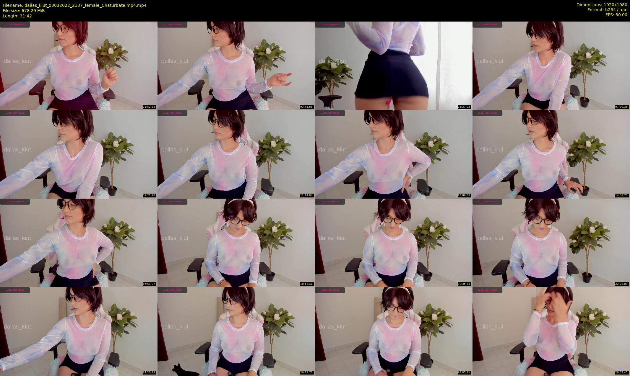 dallas_kiut — 32 minute Chaturbate female cam show recording, 1080p, Mar 3, 2022