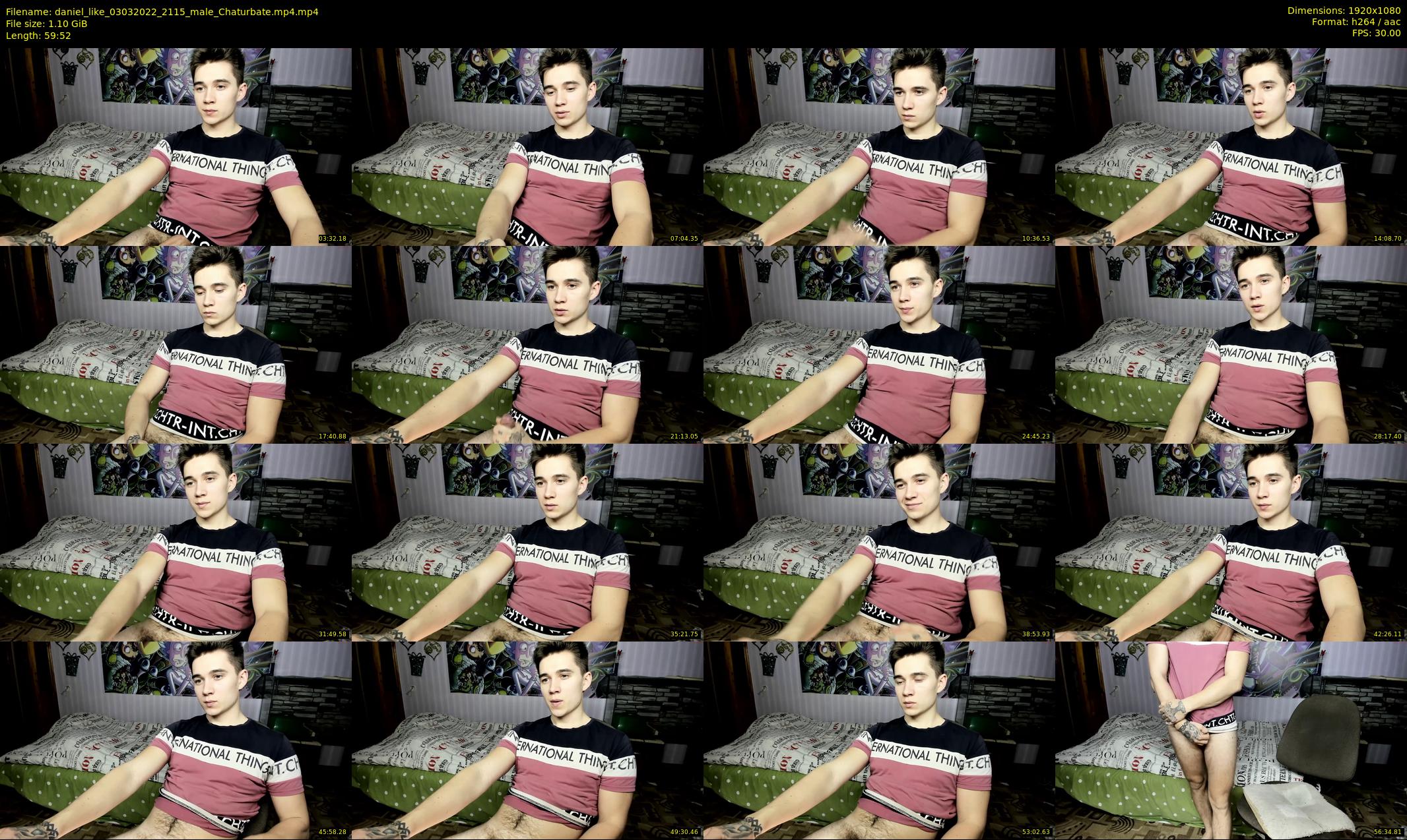 daniel_like — 60 minute Chaturbate male cam show recording, 1080p, Mar 3, 2022