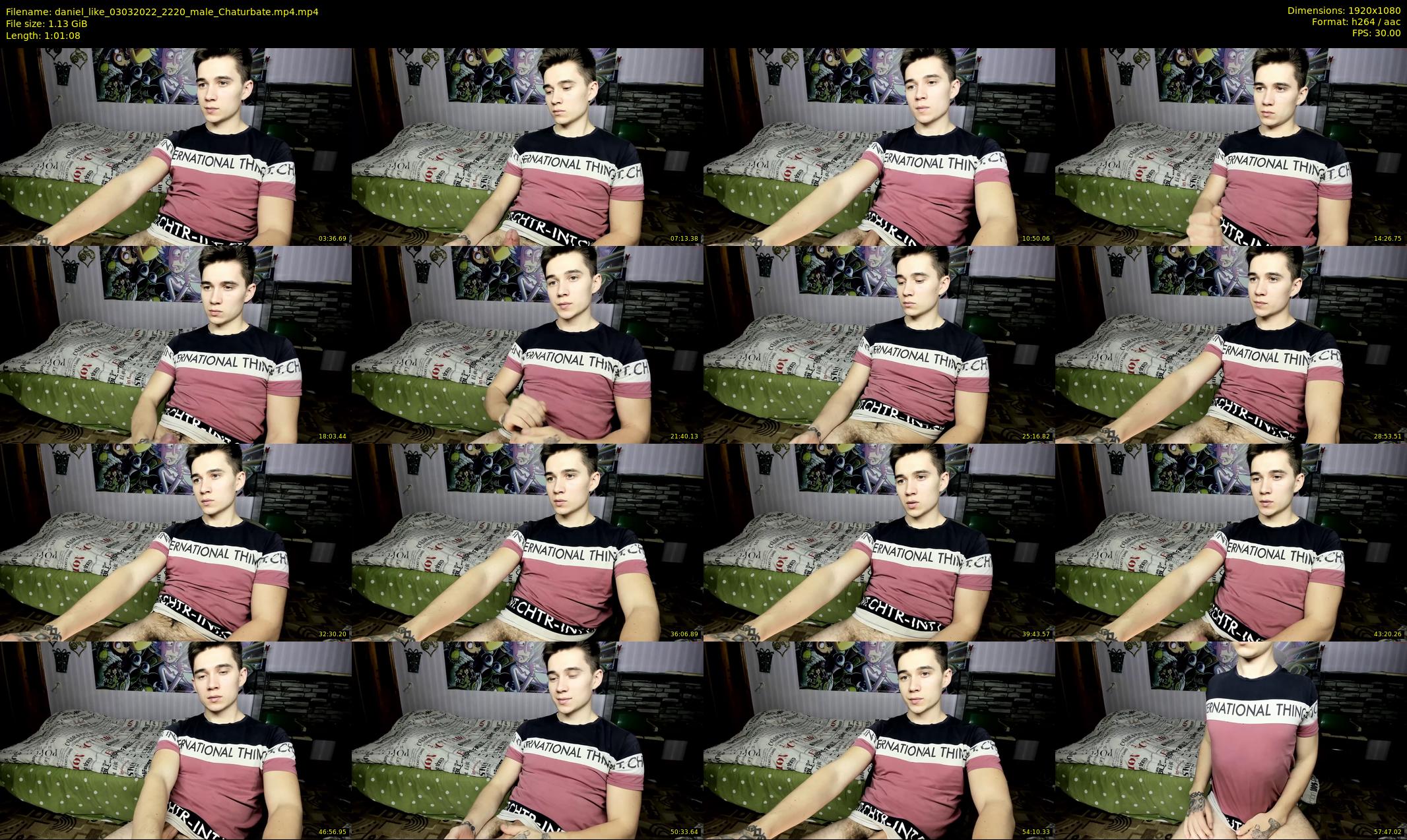 daniel_like — 62 minute Chaturbate male cam show recording, 1080p, Mar 3, 2022
