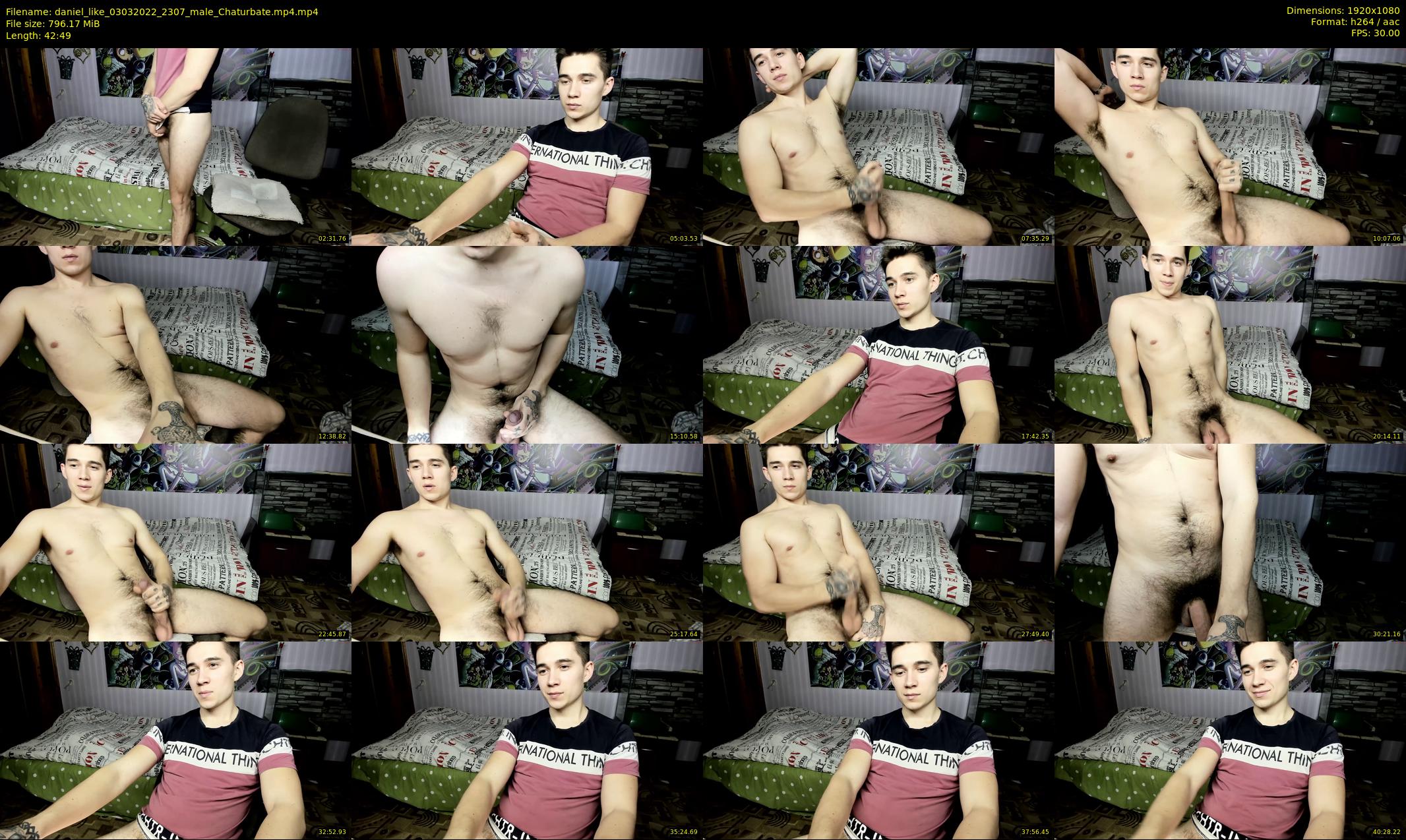 daniel_like — 43 minute Chaturbate male cam show recording, 1080p, Mar 3, 2022