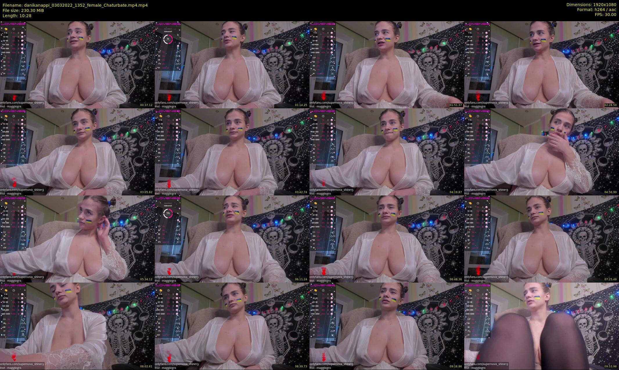 danikanappi — 11 minute Chaturbate female cam show recording, 1080p, Mar 3, 2022