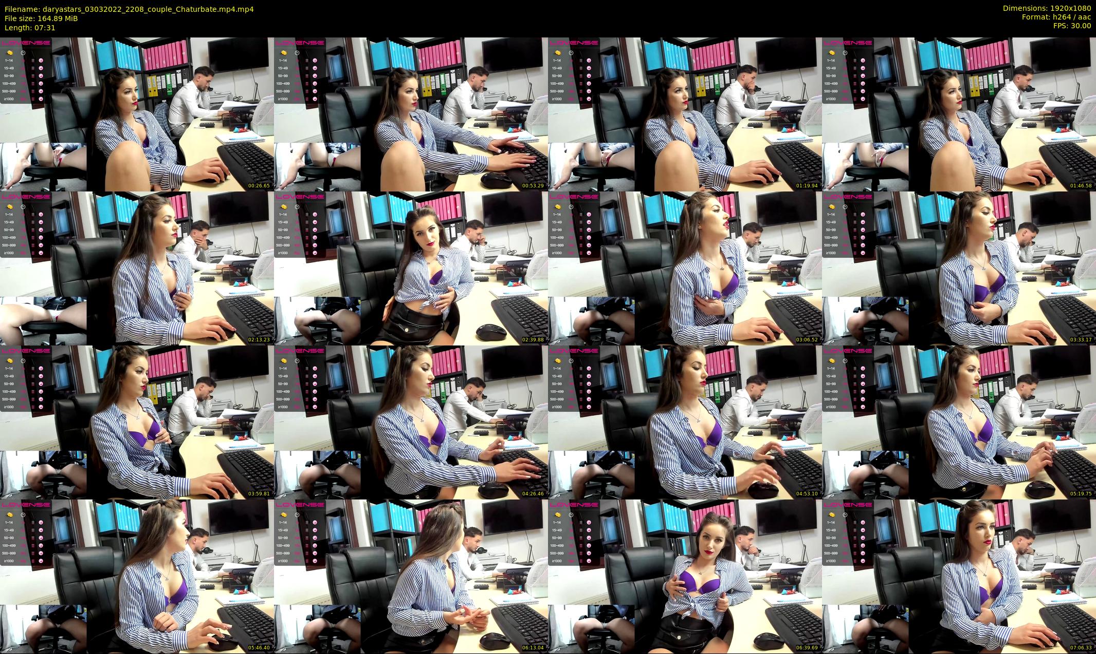 daryastars — 8 minute Chaturbate couple cam show recording, 1080p, Mar 3, 2022