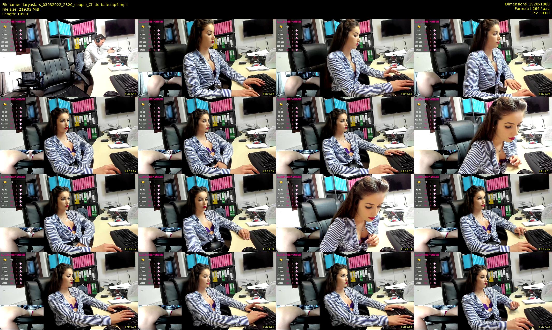 daryastars — 10 minute Chaturbate couple cam show recording, 1080p, Mar 3, 2022