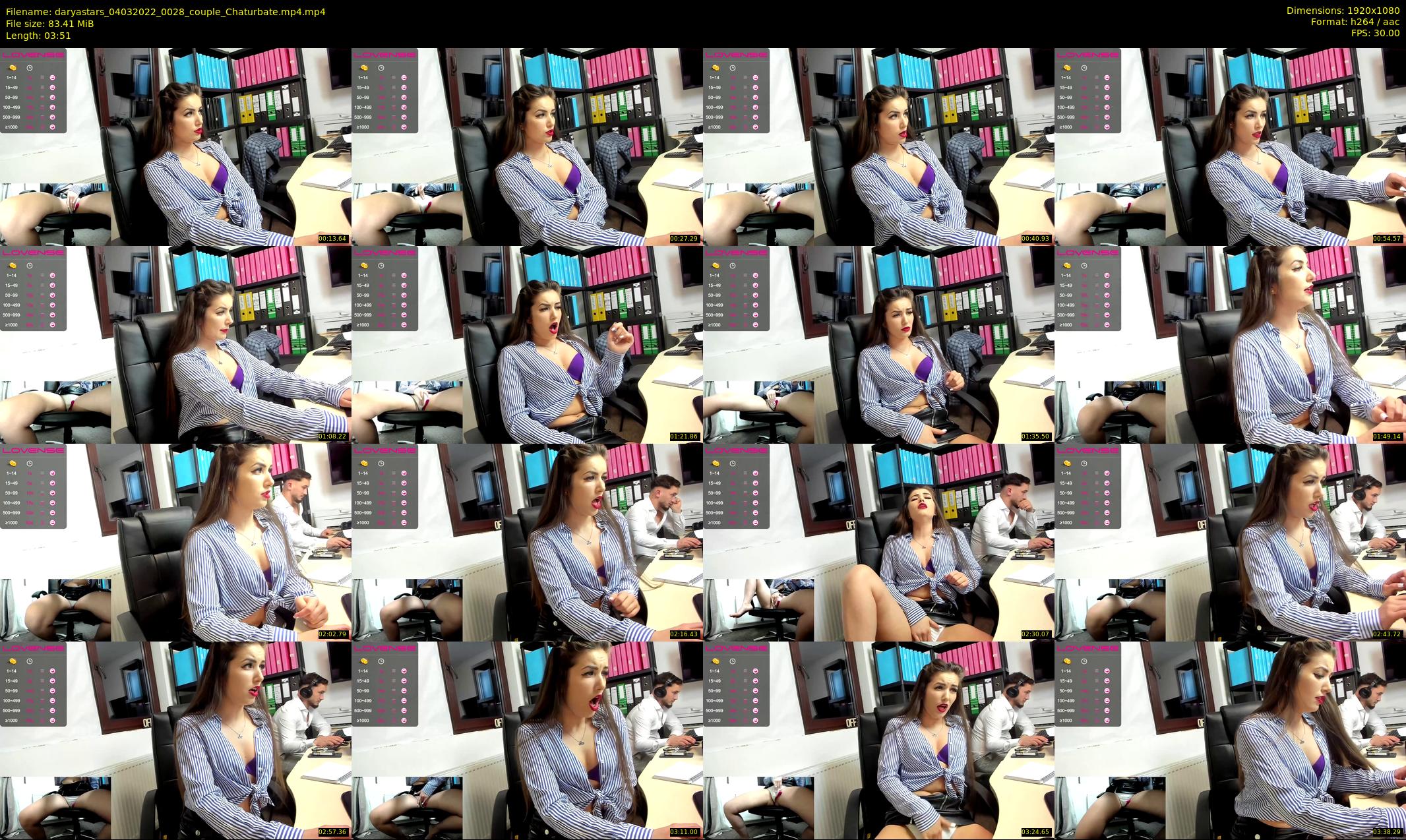 daryastars — 4 minute Chaturbate couple cam show recording, 1080p, Mar 4, 2022
