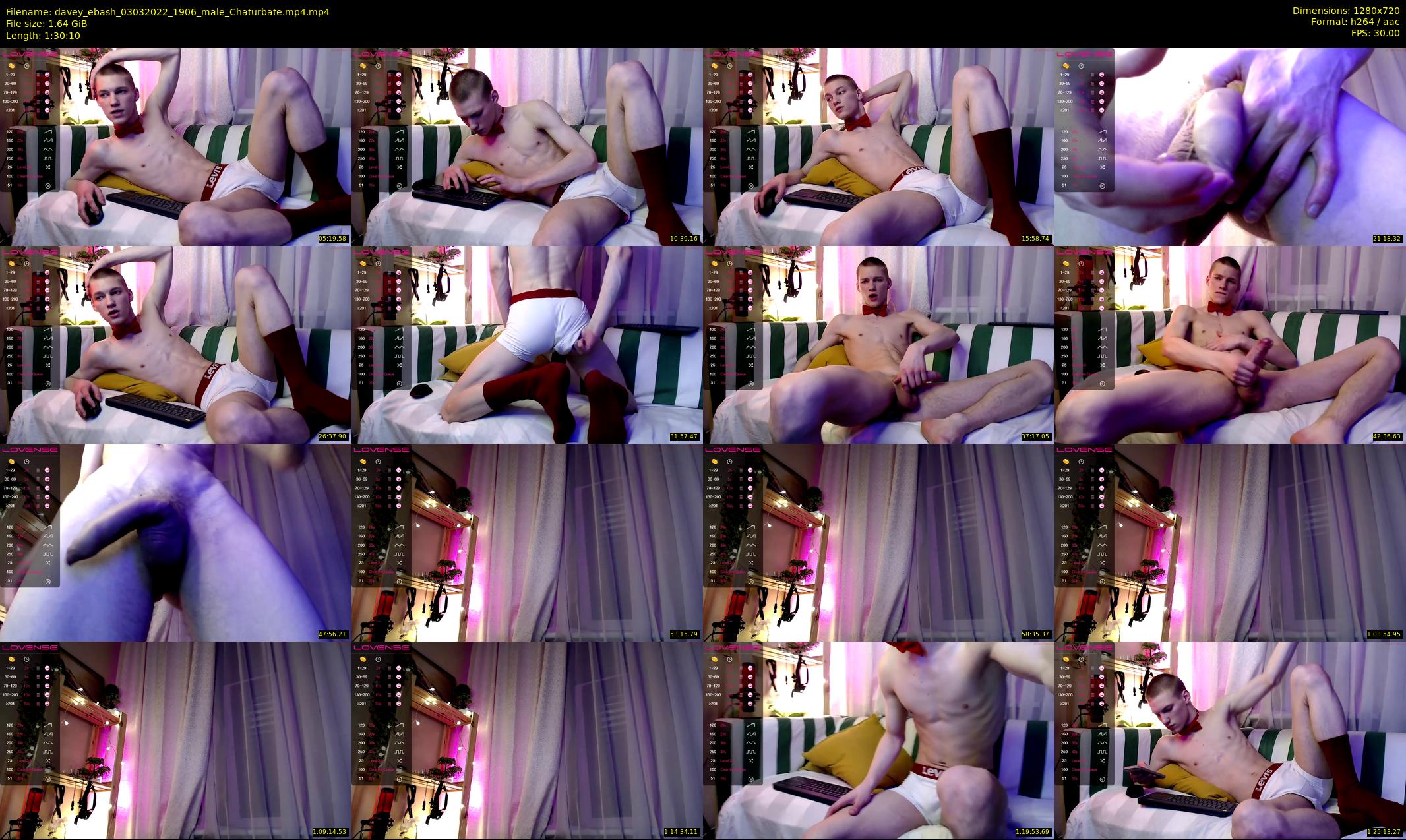 davey_ebash — 91 minute Chaturbate male cam show recording, 720p, Mar 3, 2022