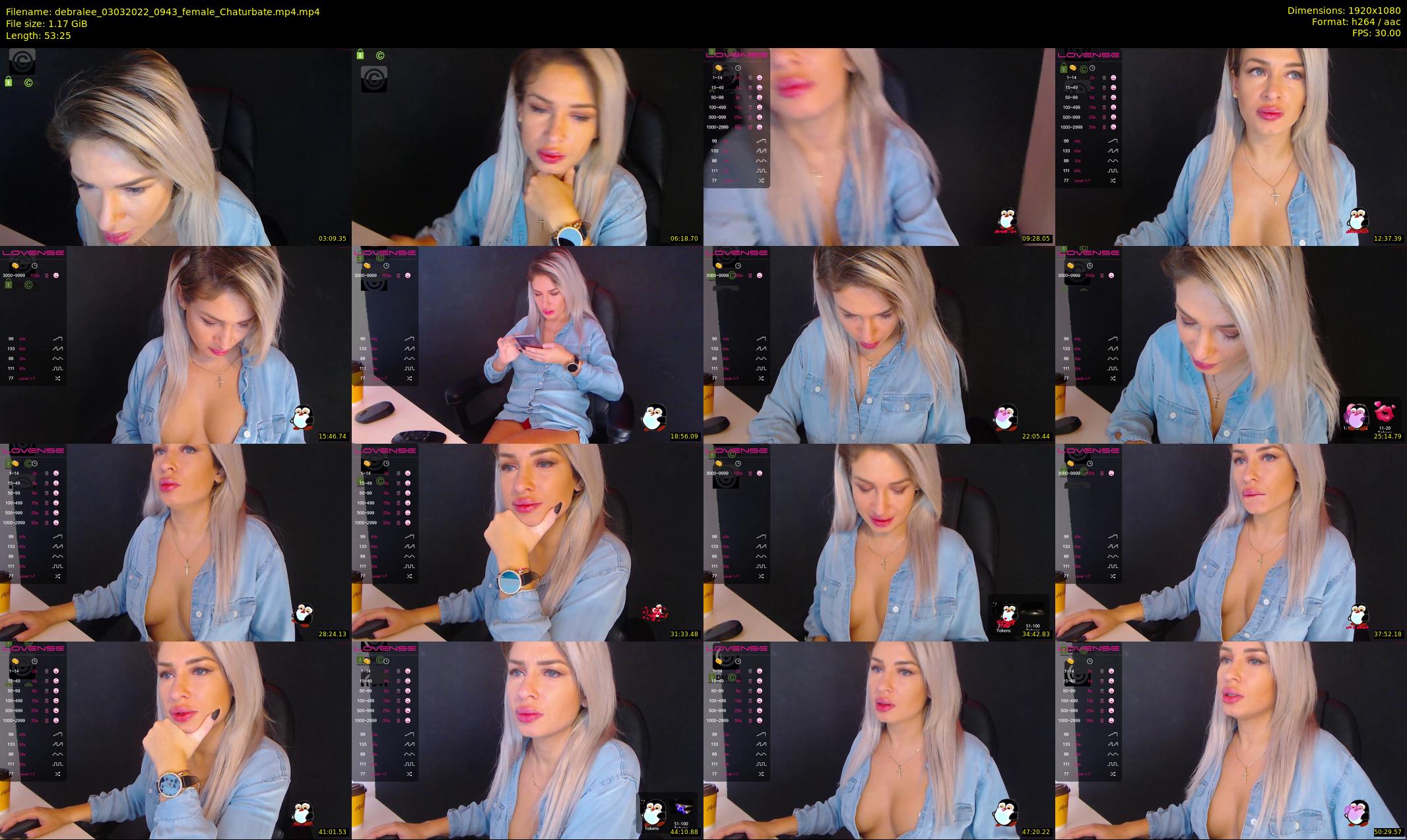 debralee — 54 minute Chaturbate female cam show recording, 1080p, Mar 3, 2022