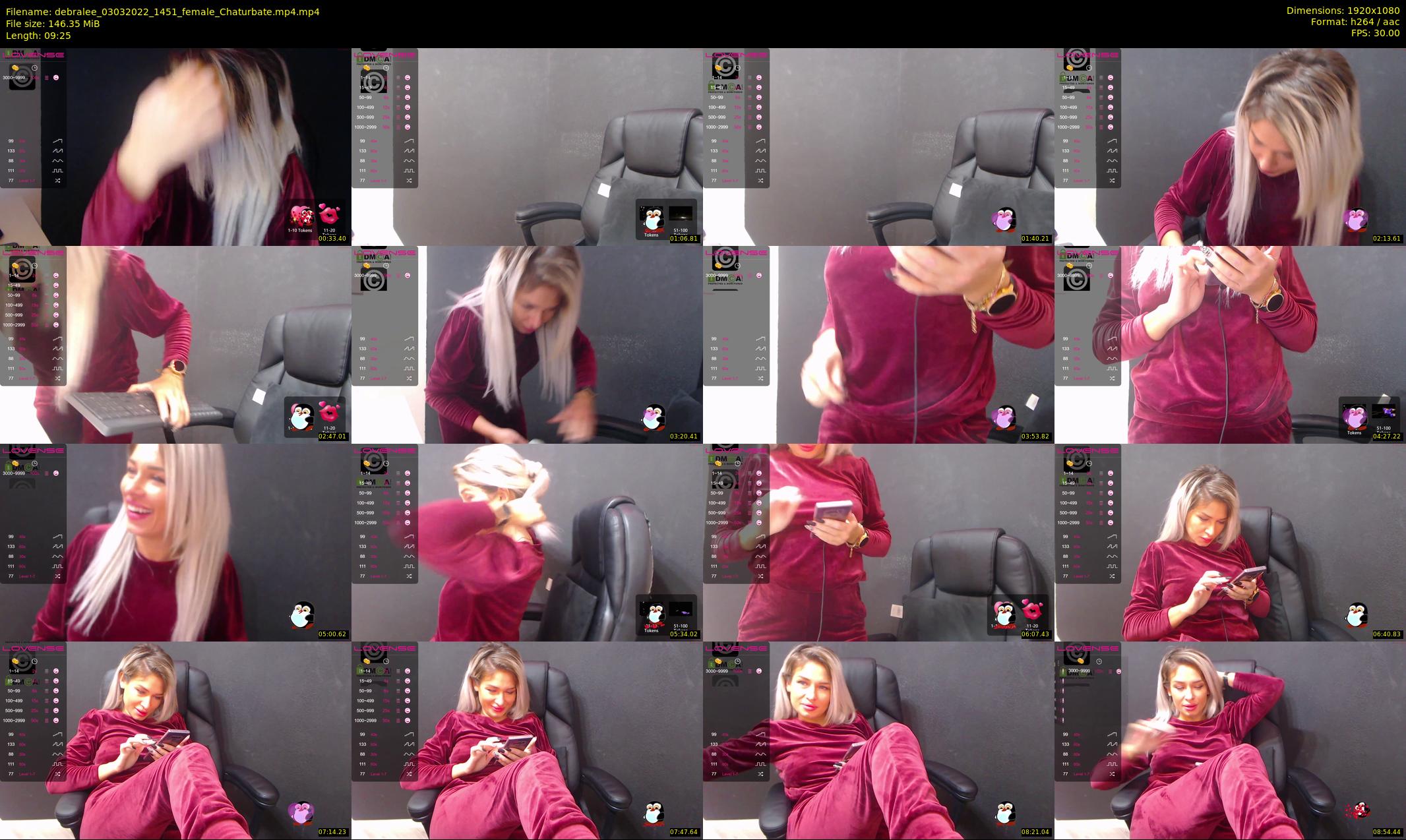 debralee — 10 minute Chaturbate female cam show recording, 1080p, Mar 3, 2022