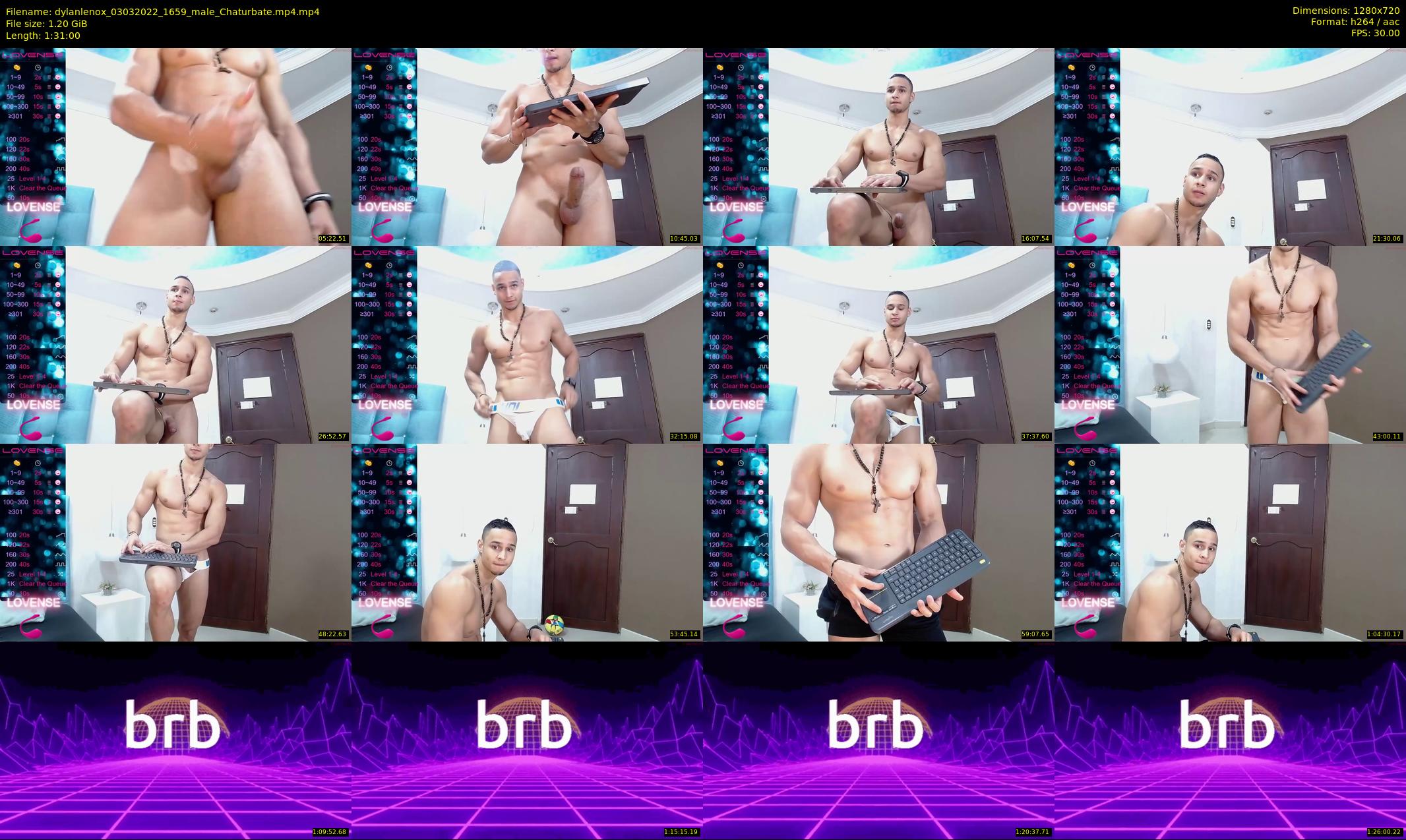 dylanlenox — 91 minute Chaturbate male cam show recording, 720p, Mar 3, 2022