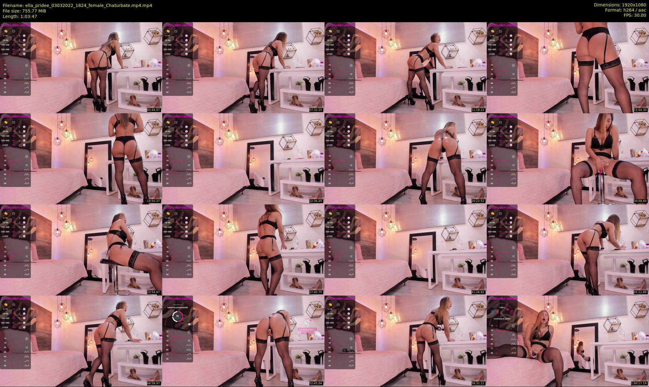 ella_pridee — 64 minute Chaturbate female cam show recording, 1080p, Mar 3, 2022