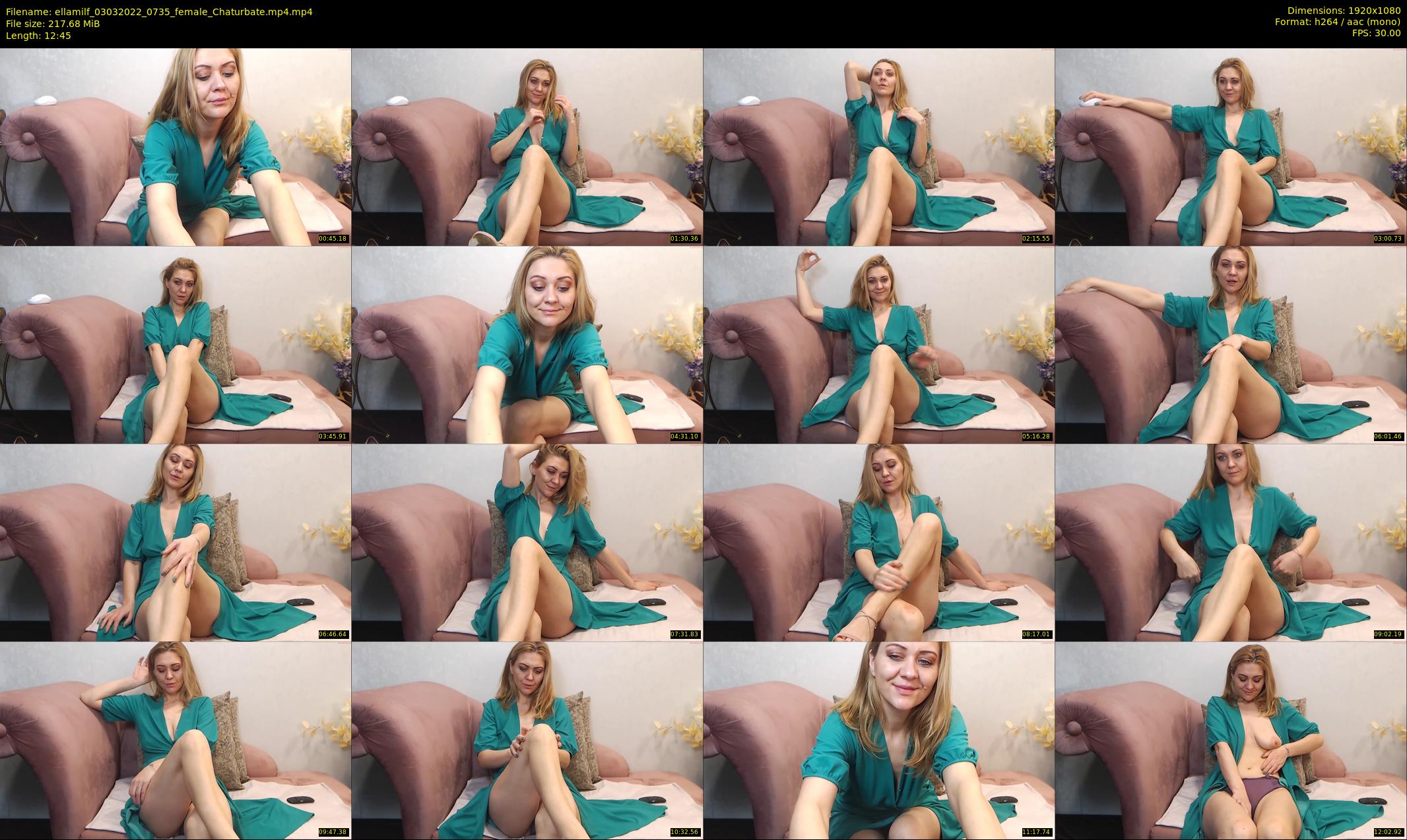 ellamilf — 13 minute Chaturbate female cam show recording, 1080p, Mar 3, 2022