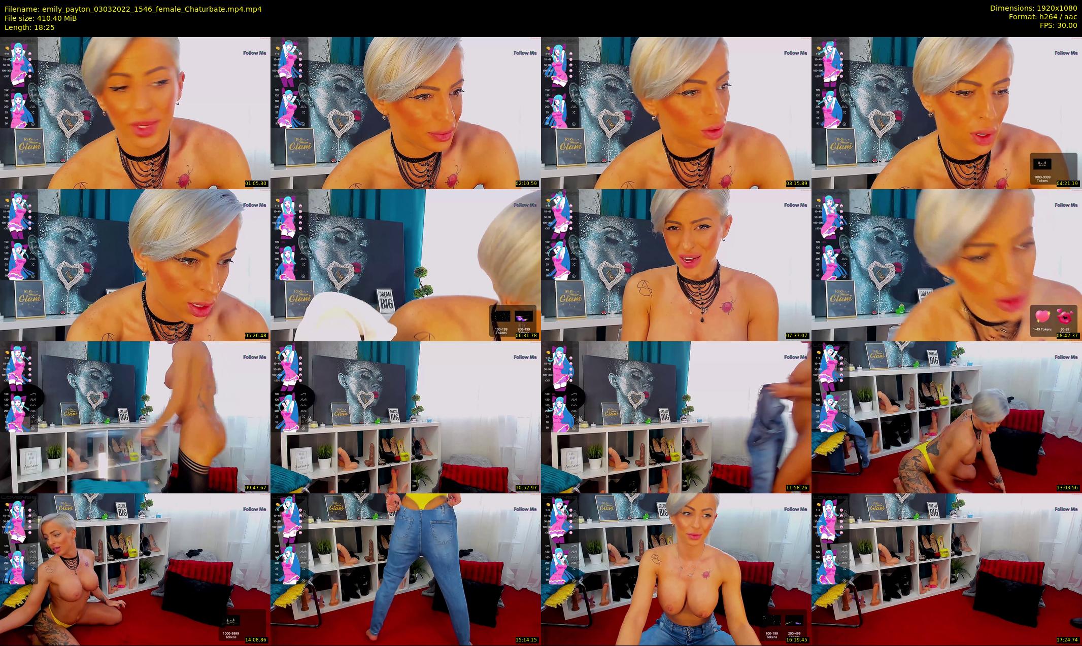 emily_payton — 19 minute Chaturbate female cam show recording, 1080p, Mar 3, 2022