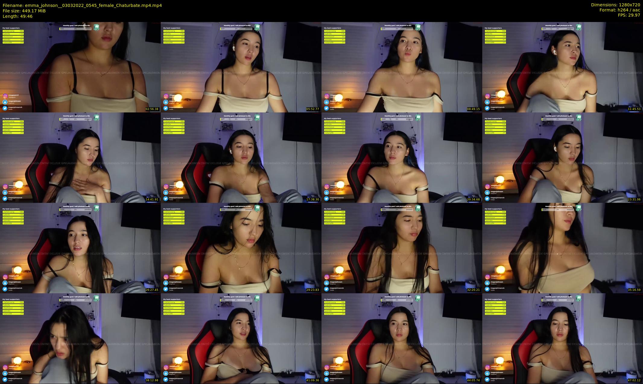 emma_johnson_ — 50 minute Chaturbate female cam show recording, 720p, Mar 3, 2022
