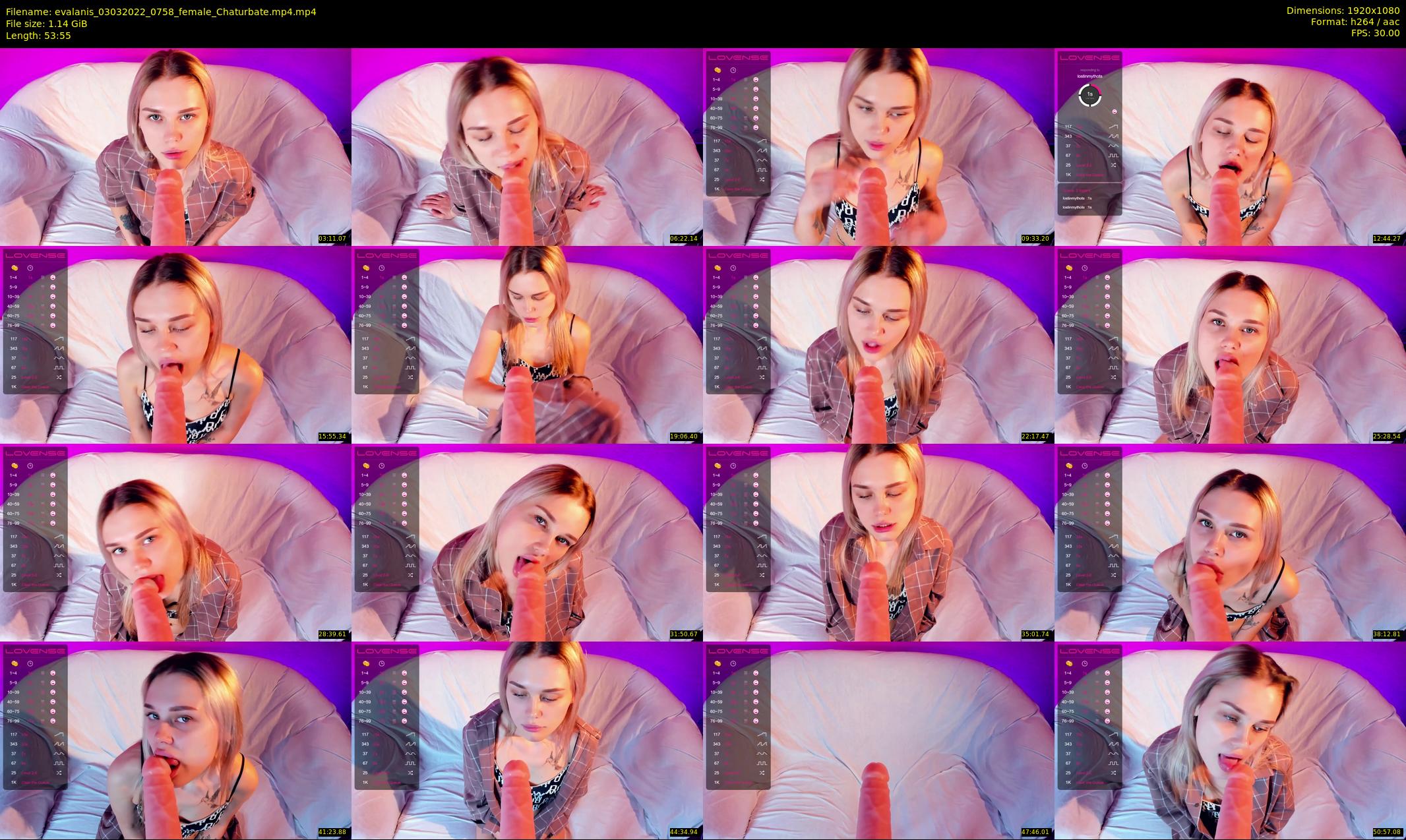 evalanis — 54 minute Chaturbate couple cam show recording, 1080p, Mar 3, 2022