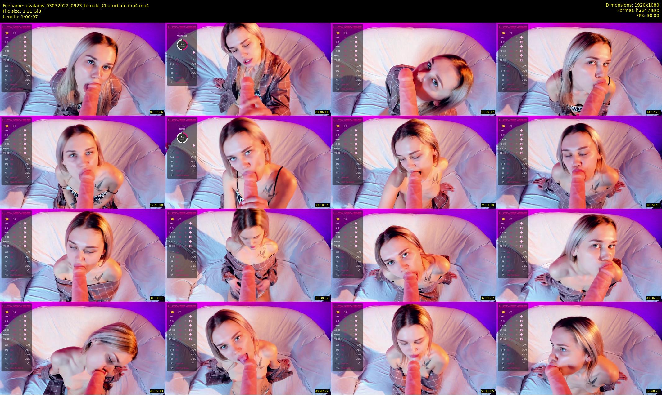 evalanis — 61 minute Chaturbate couple cam show recording, 1080p, Mar 3, 2022
