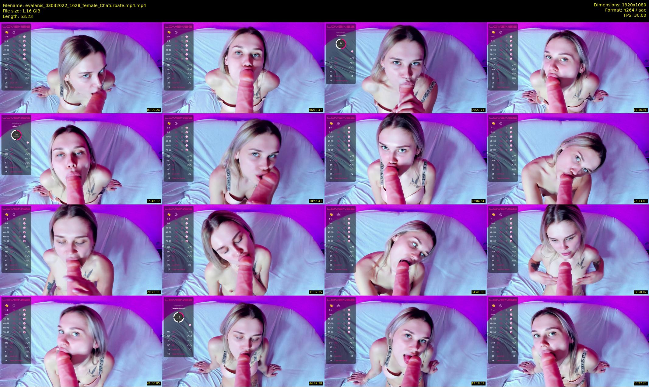 evalanis — 54 minute Chaturbate couple cam show recording, 1080p, Mar 3, 2022