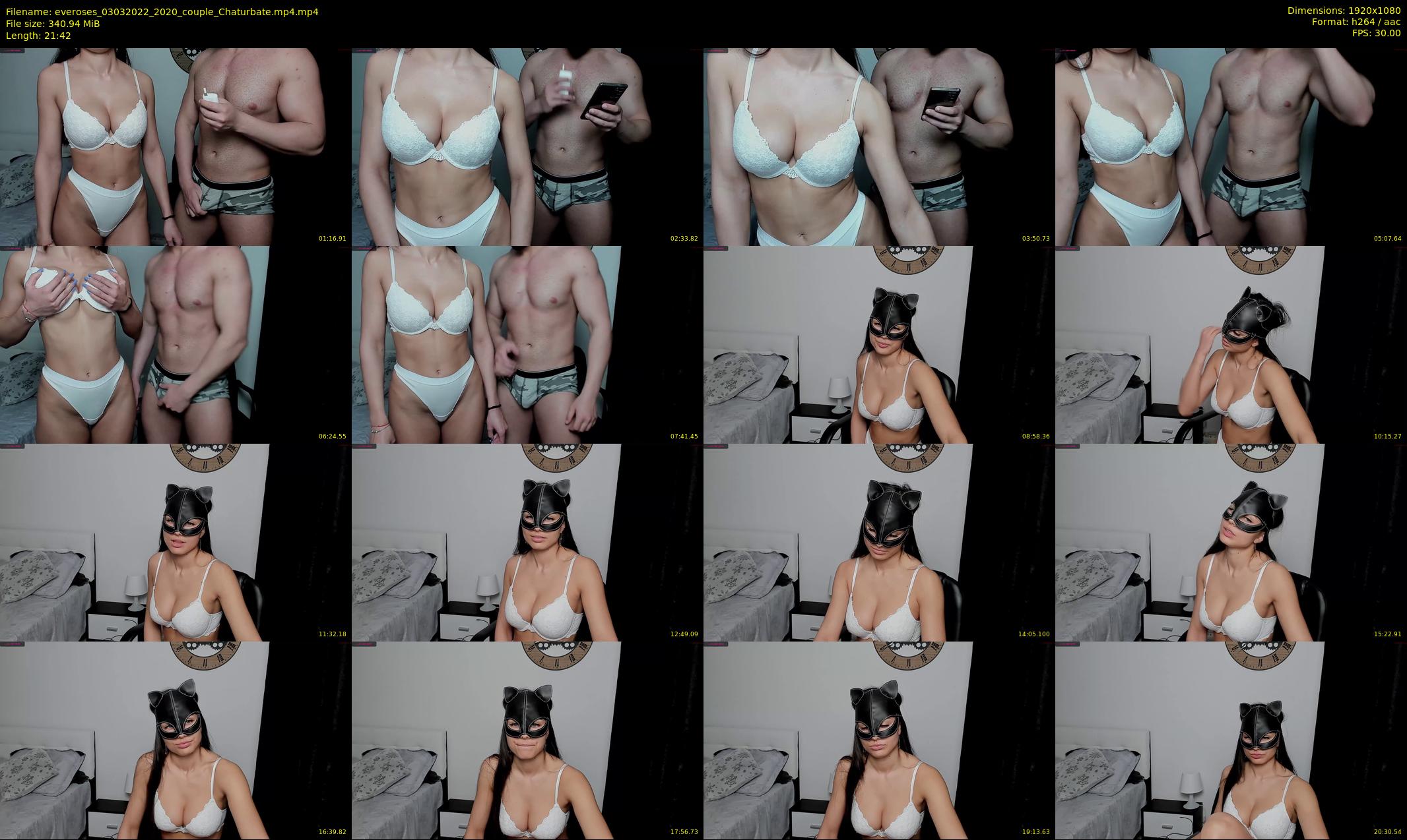 everoses — 22 minute Chaturbate couple cam show recording, 1080p, Mar 3, 2022