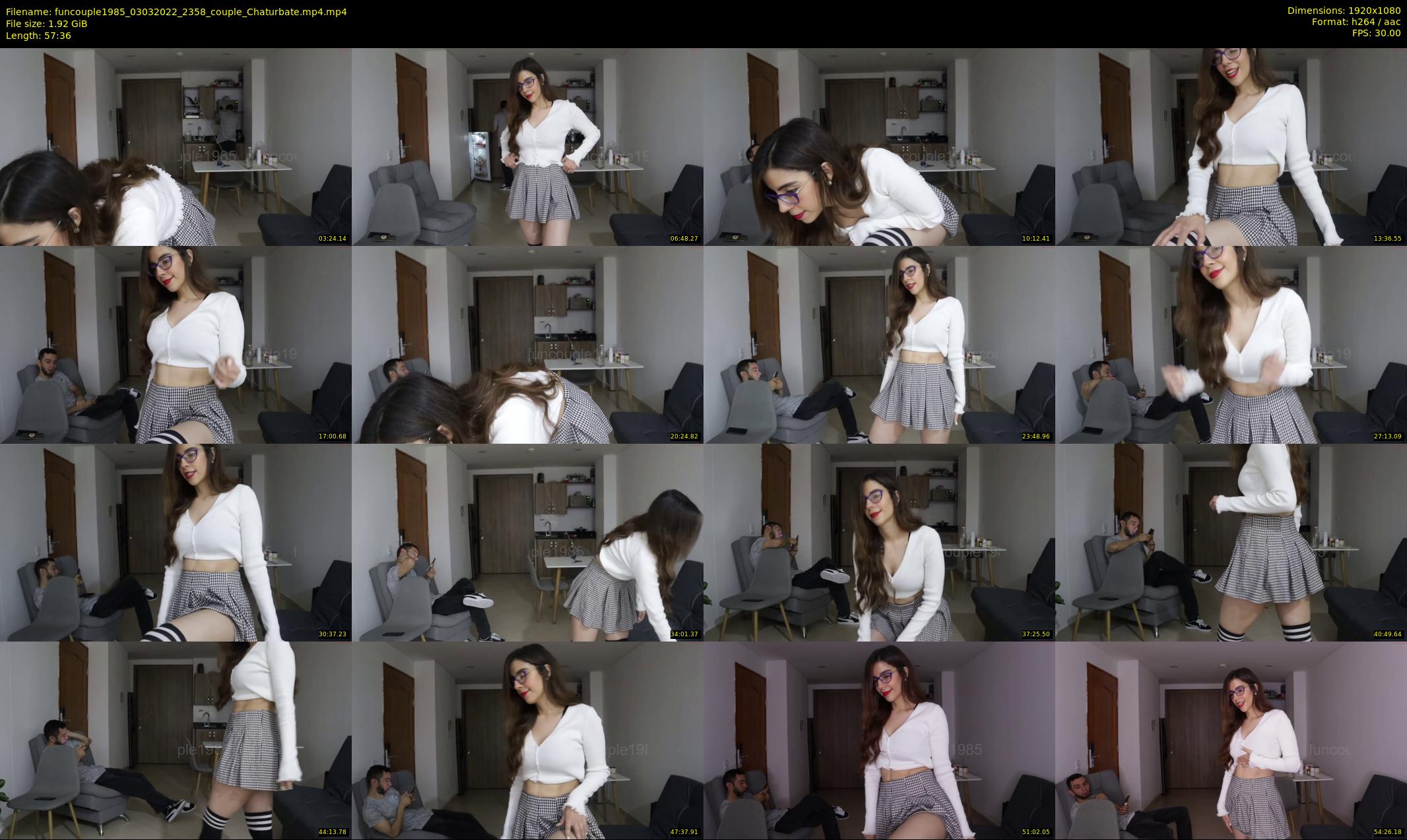 funcouple1985 — 58 minute Chaturbate couple cam show recording, 1080p, Mar 3, 2022