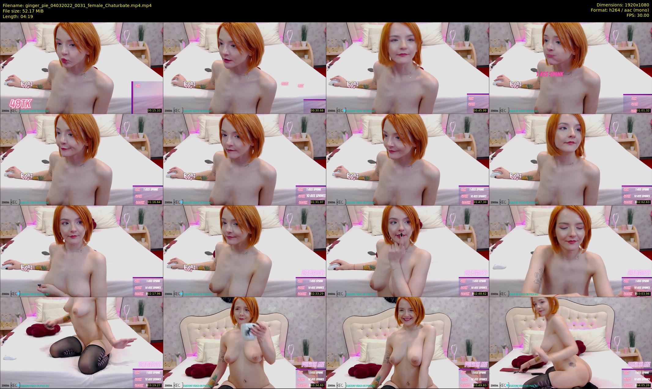 ginger_pie — 5 minute Chaturbate female cam show recording, 1080p, Mar 4, 2022