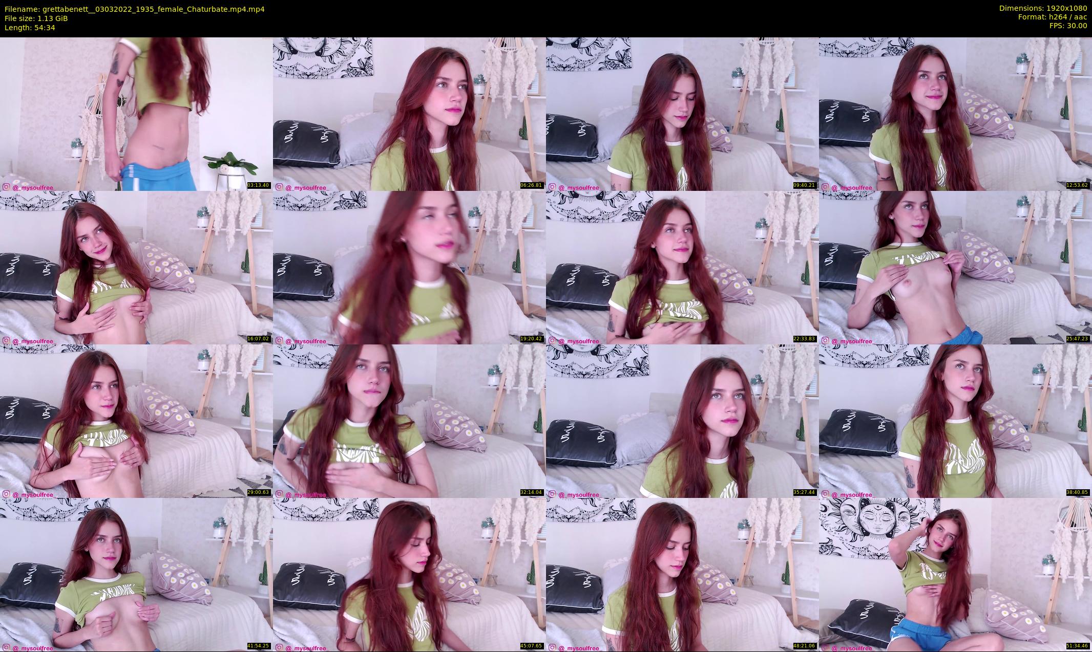 grettabenett_ — 55 minute Chaturbate female cam show recording, 1080p, Mar 3, 2022